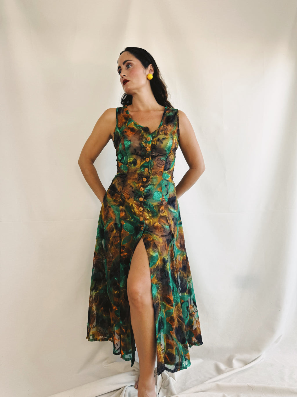 Vestido tropical