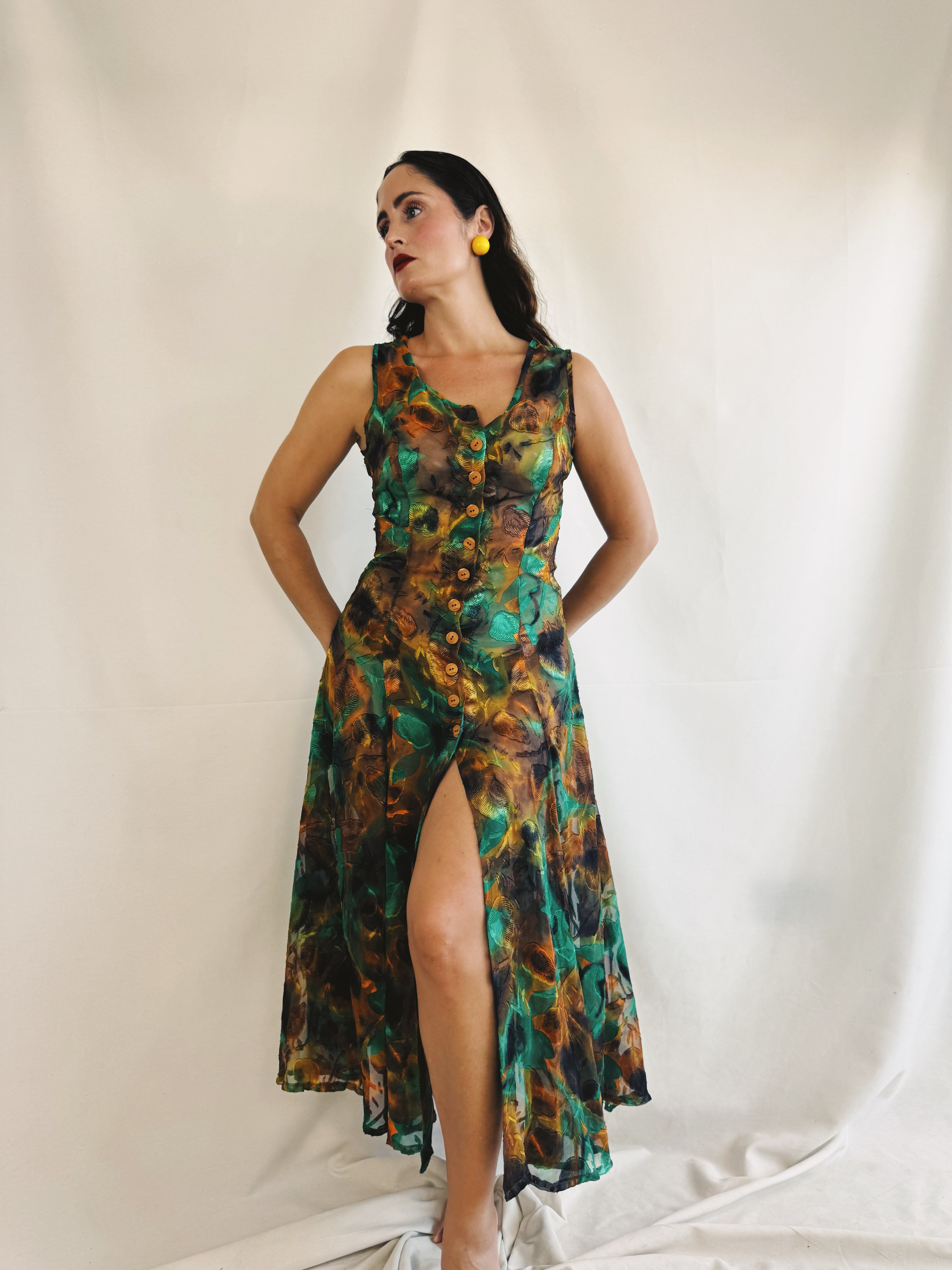 Vestido tropical
