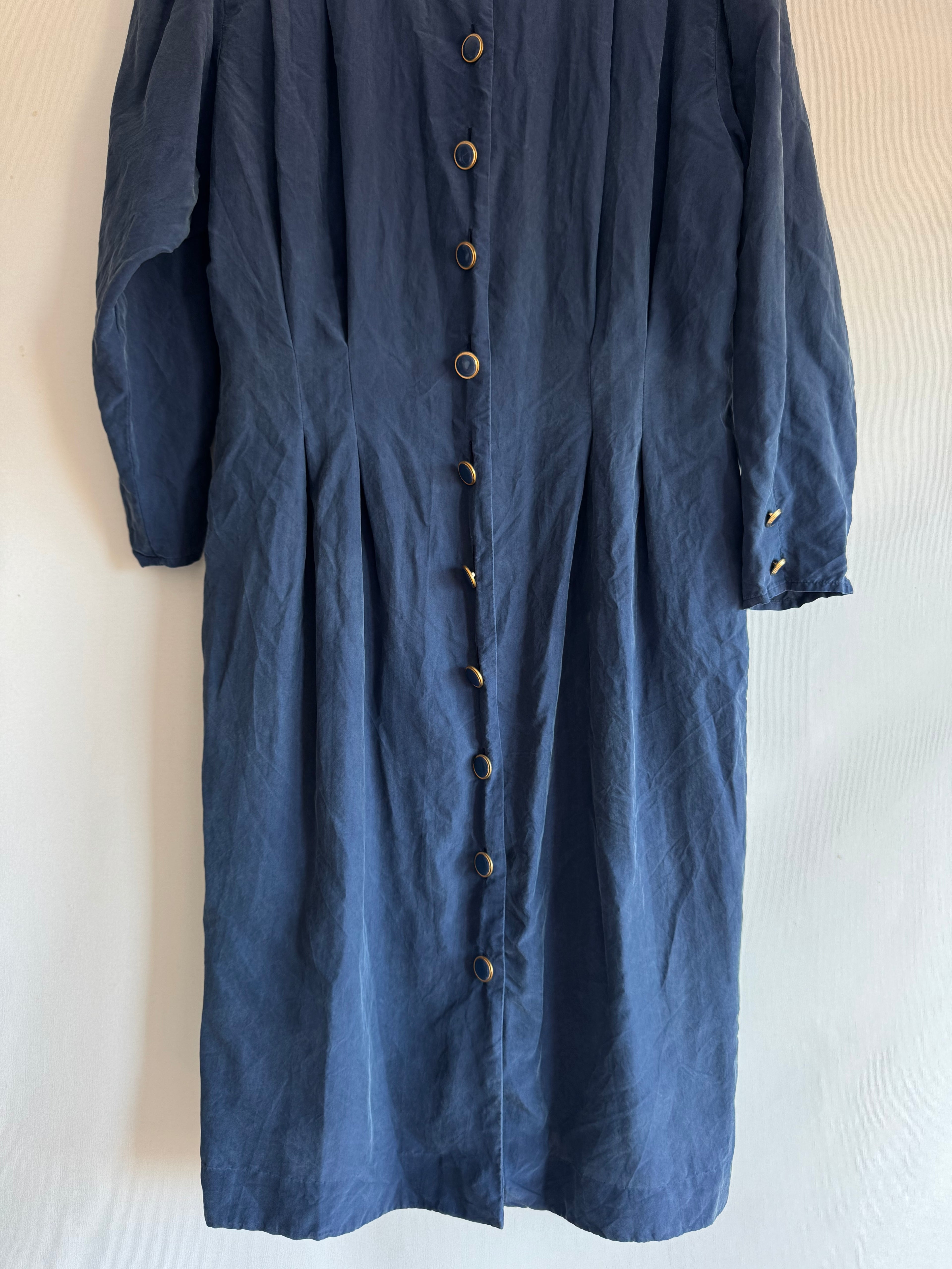Adrianna Papell Vintage Silk Dress · 100% Seda · Pieza Única