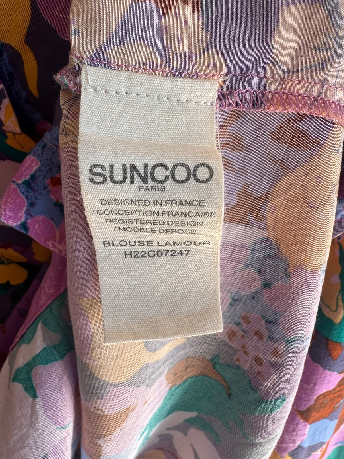 Camisa Floral Retro SUNCOO Paris | Pieza Única