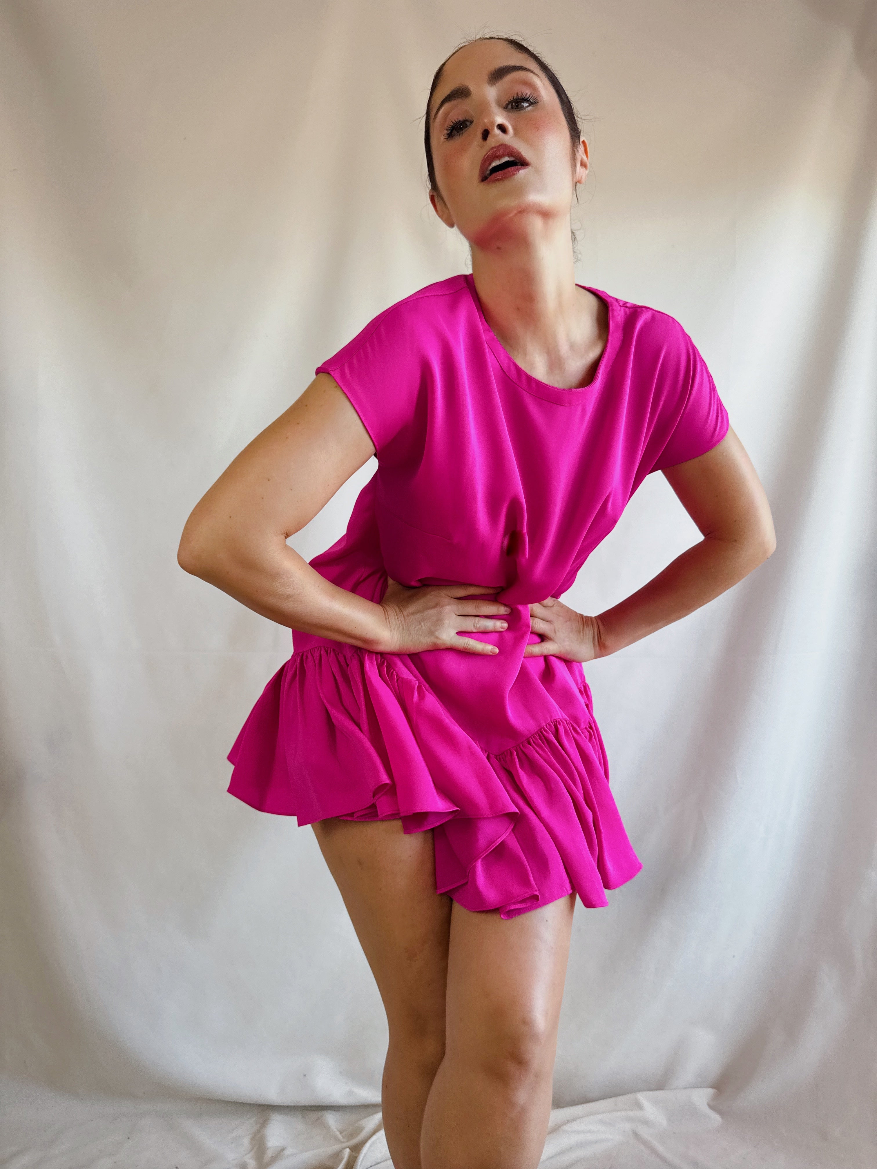 Mini vestido fucsia SaVida (T.40)