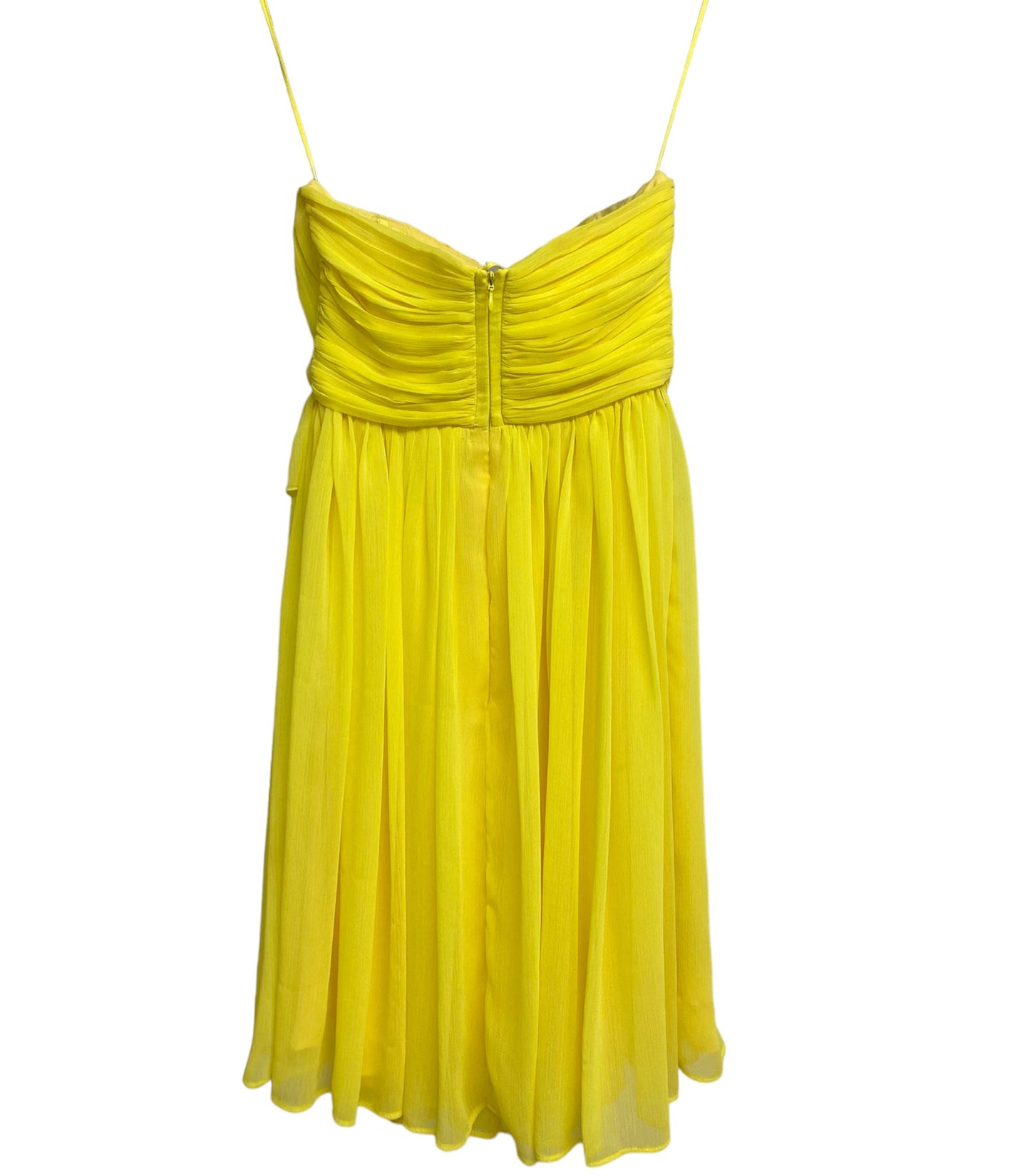 Vestido amarillo Mango