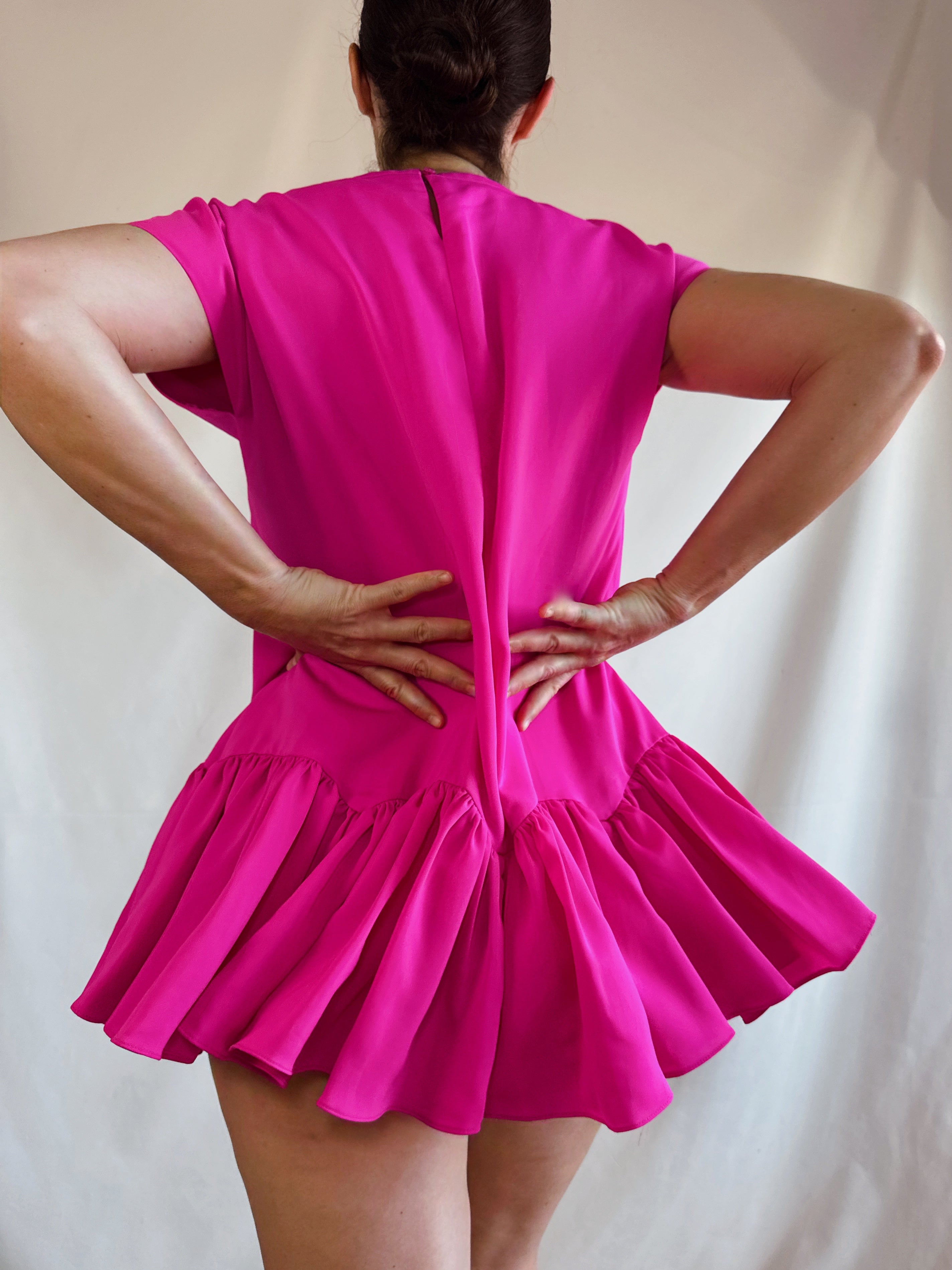 Mini vestido fucsia SaVida (T.40)