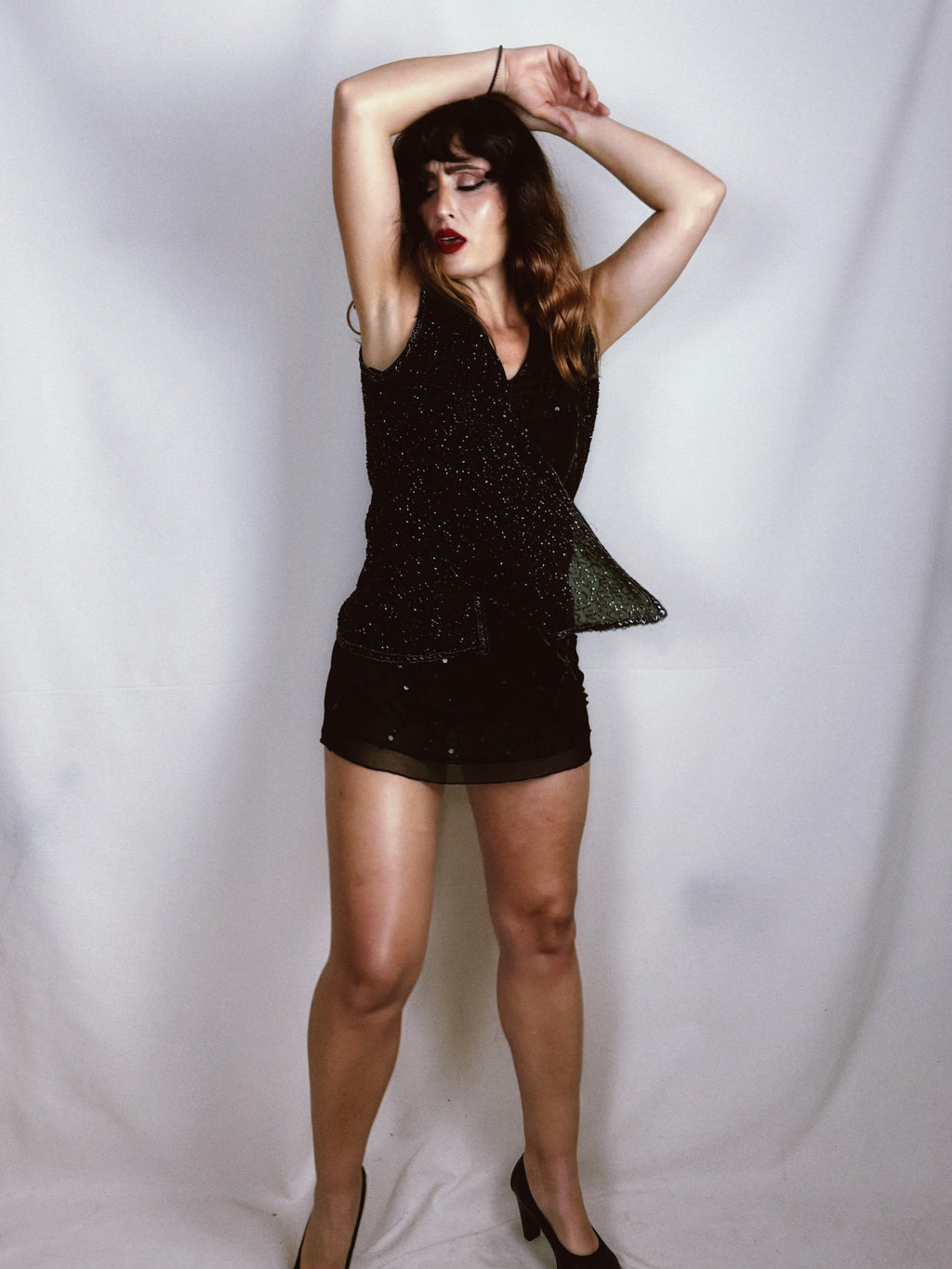 Chaleco piedrecitas Menta Limón