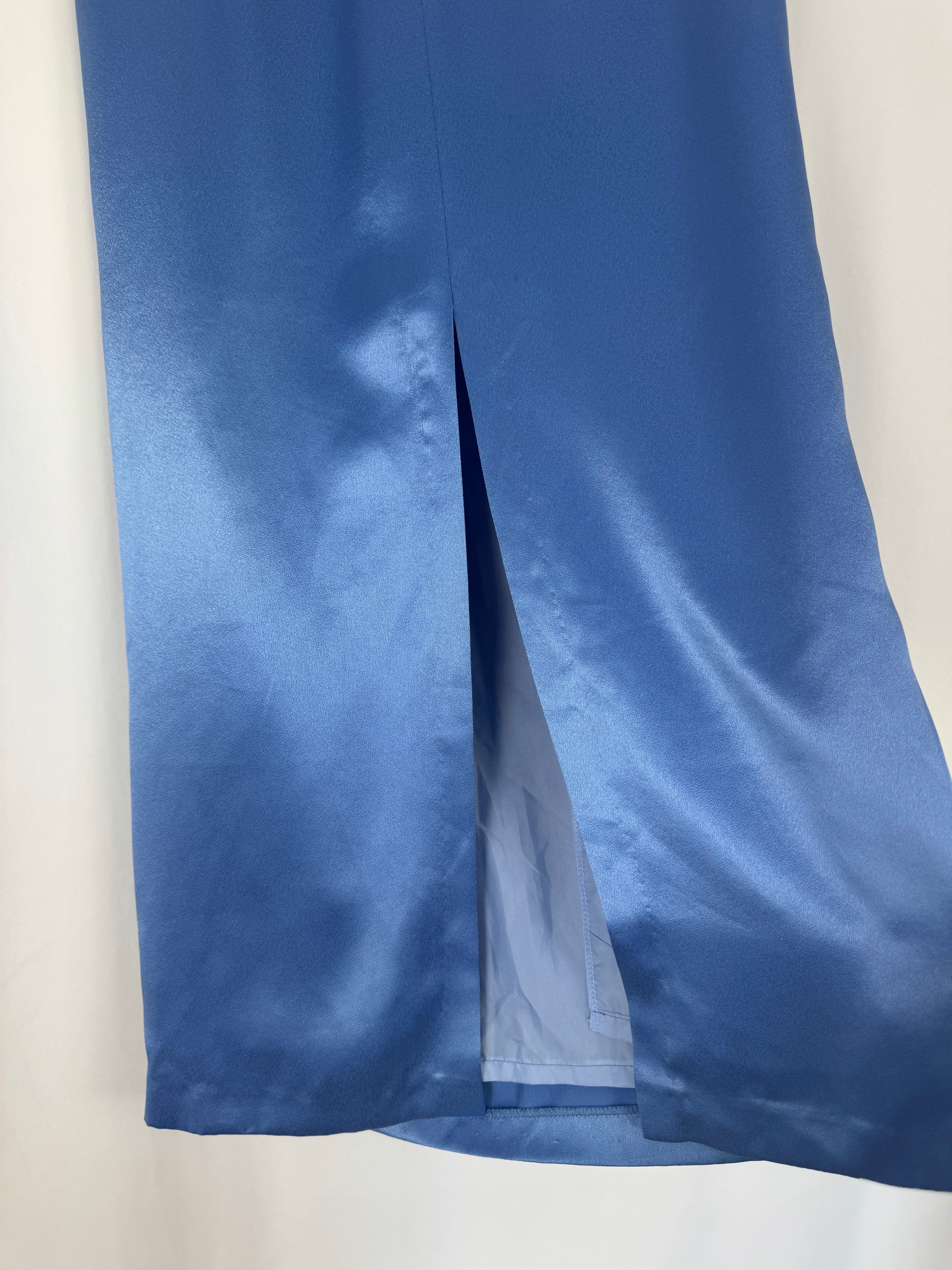 Falda vintage satén