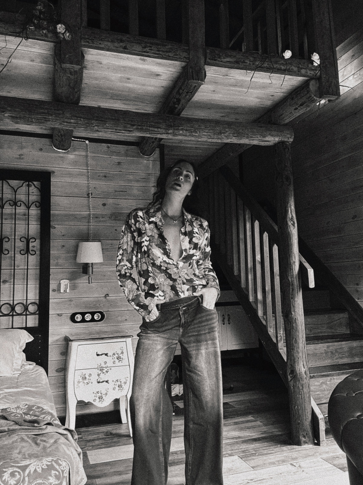 Camisa Floral Retro SUNCOO Paris | Pieza Única