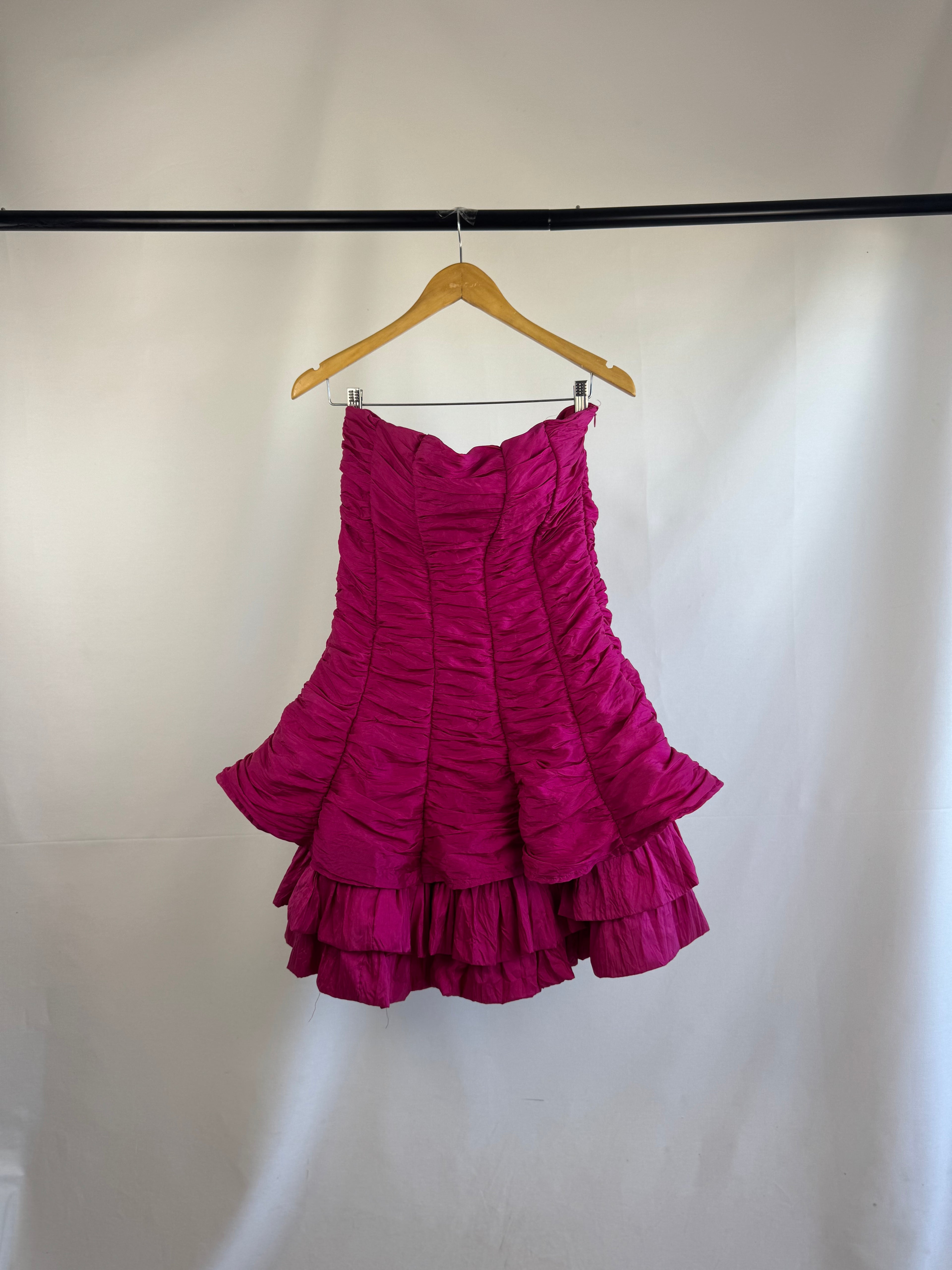 Vestido organza vintage