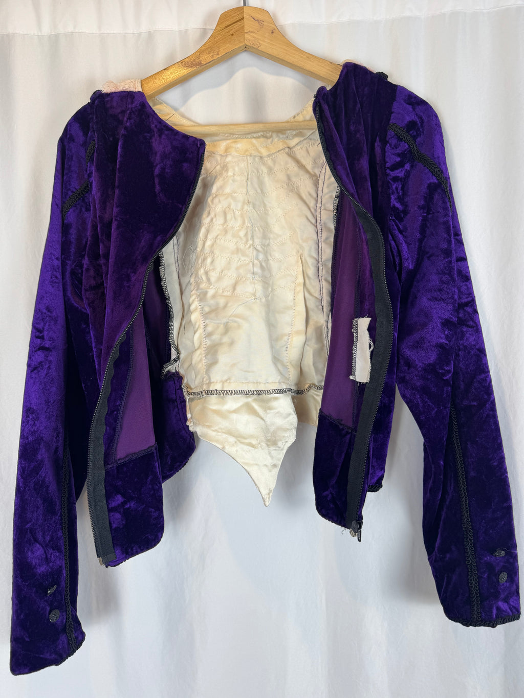 Blusa de terciopelo barroca vintage