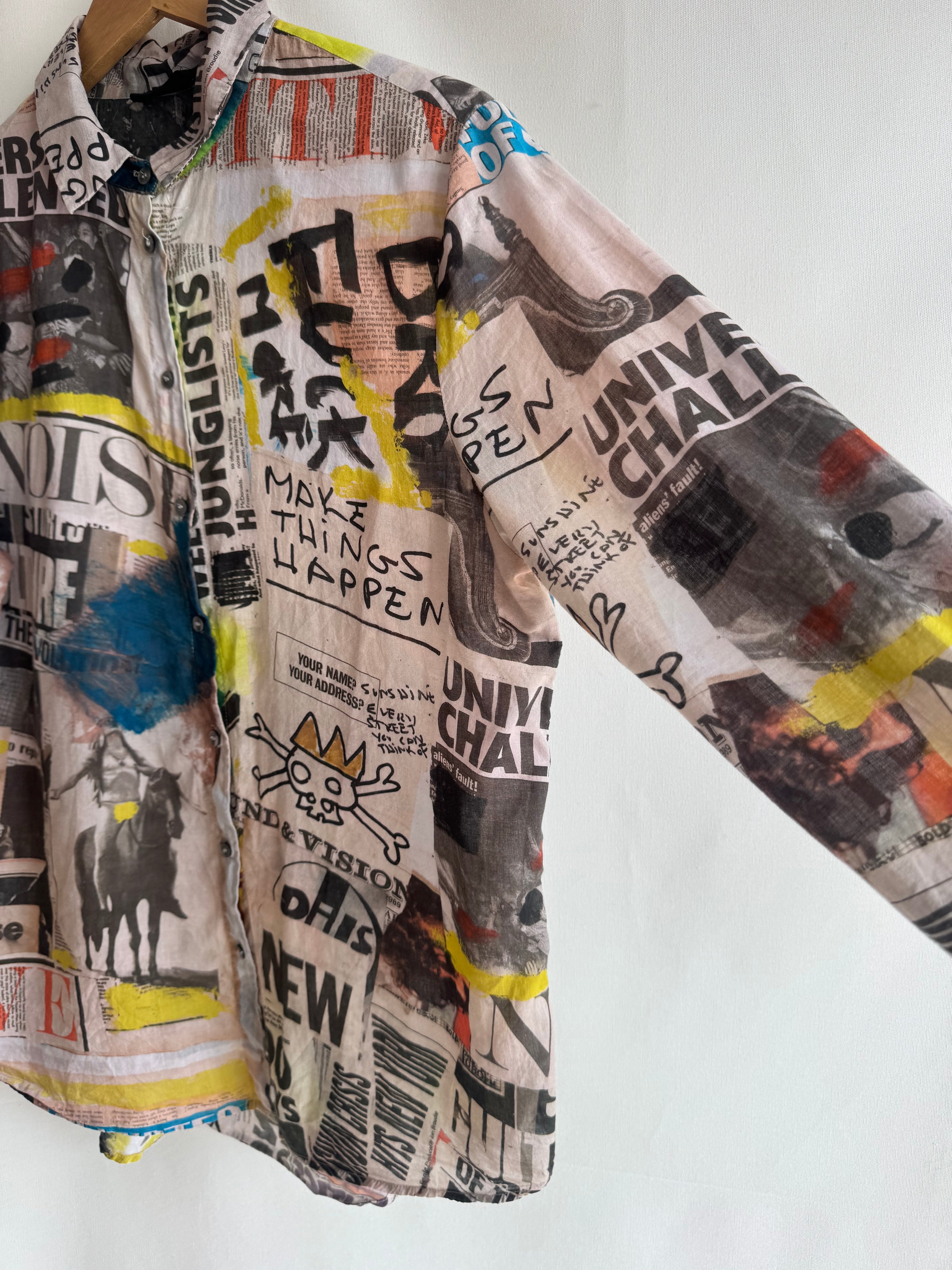 Camisa periódico Desigual (T.S)