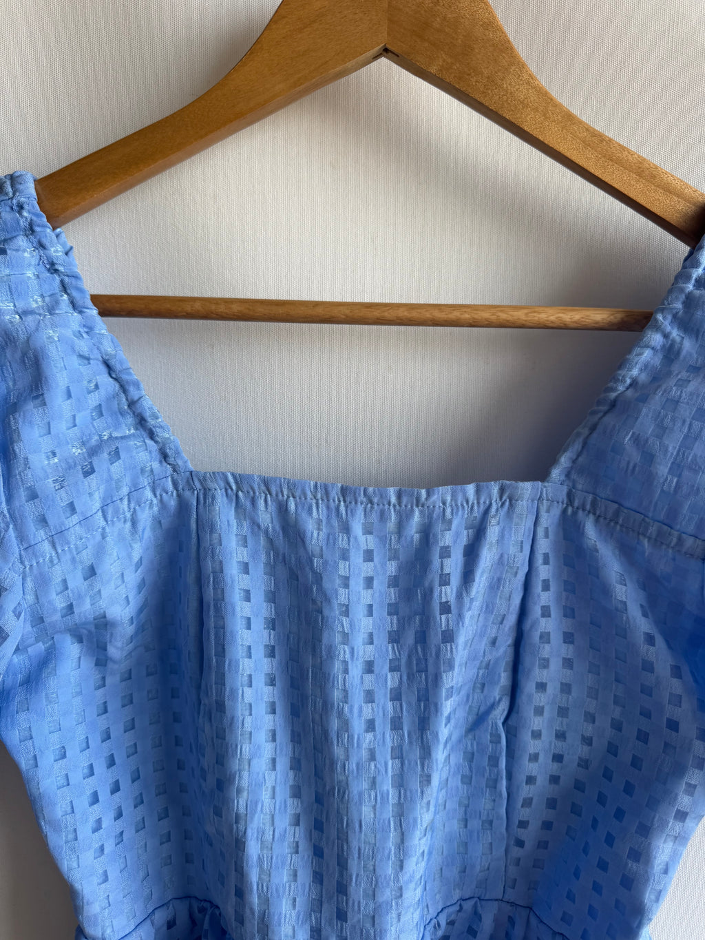 Vestido pre-loved romántico azul