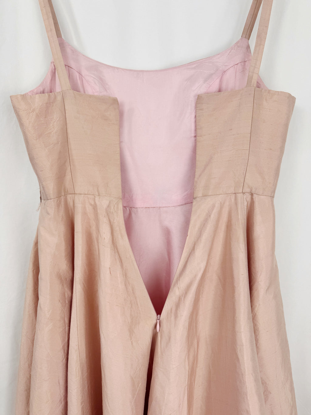 Vestido vintage seda