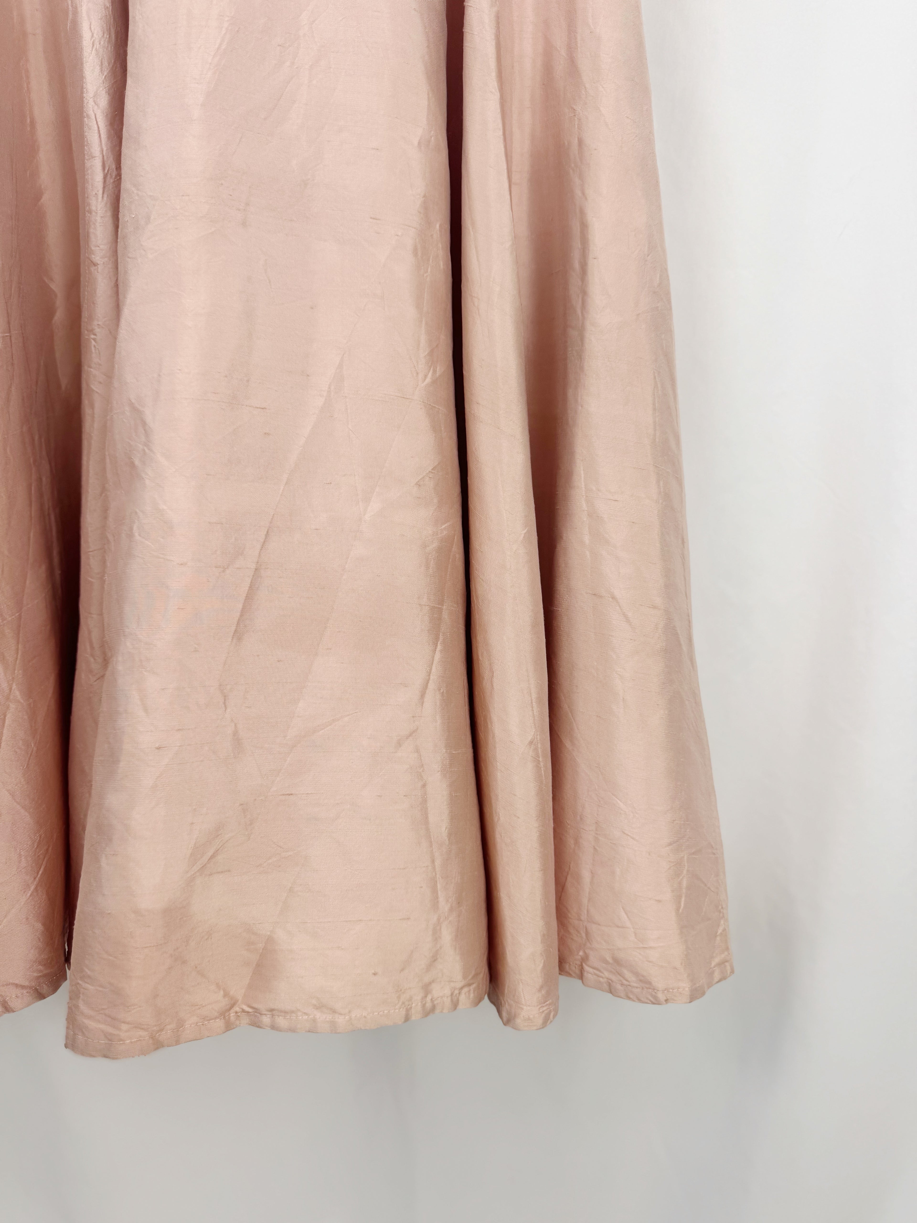 Vestido vintage seda