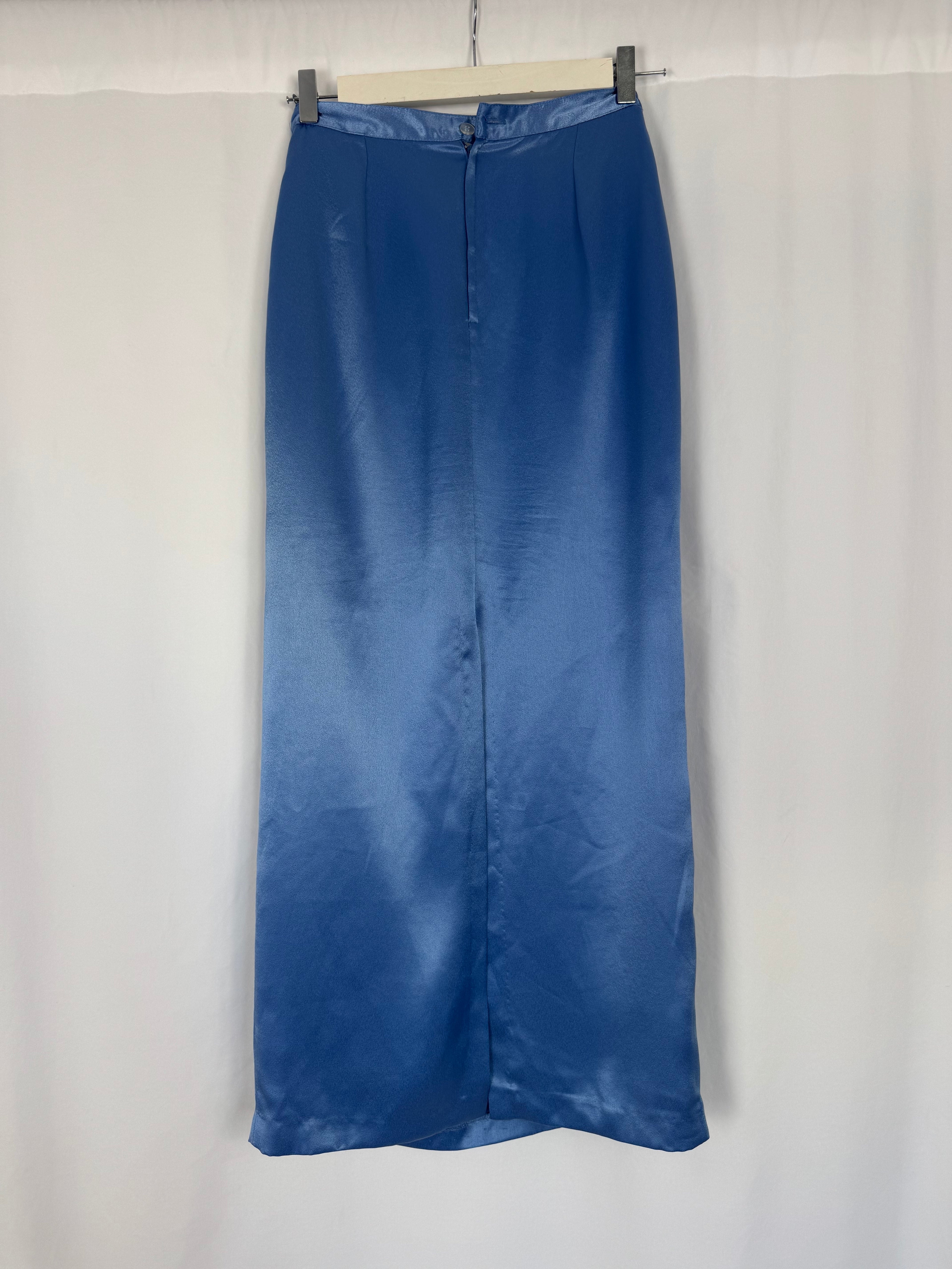 Falda vintage satén