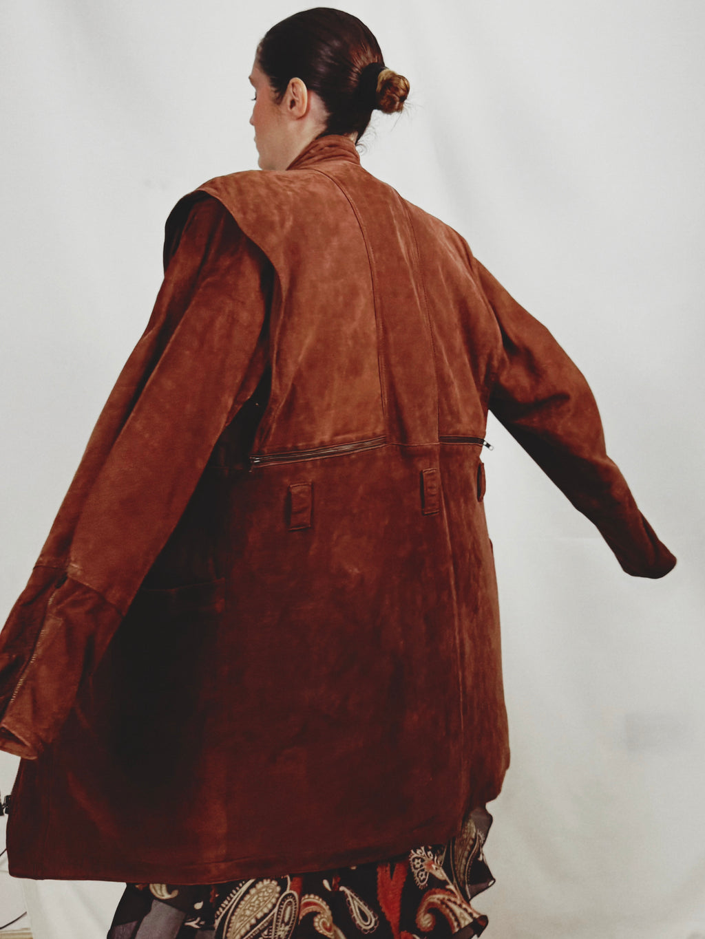 Abrigo vintage 100% piel ovina nacional