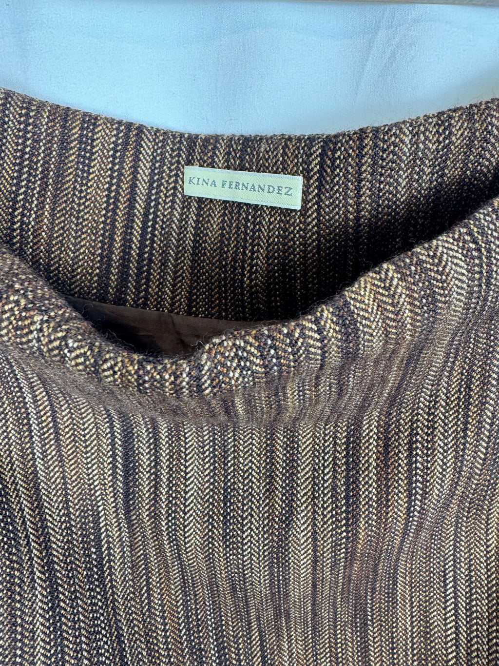 Traje de falda Kina Fernández cachemira