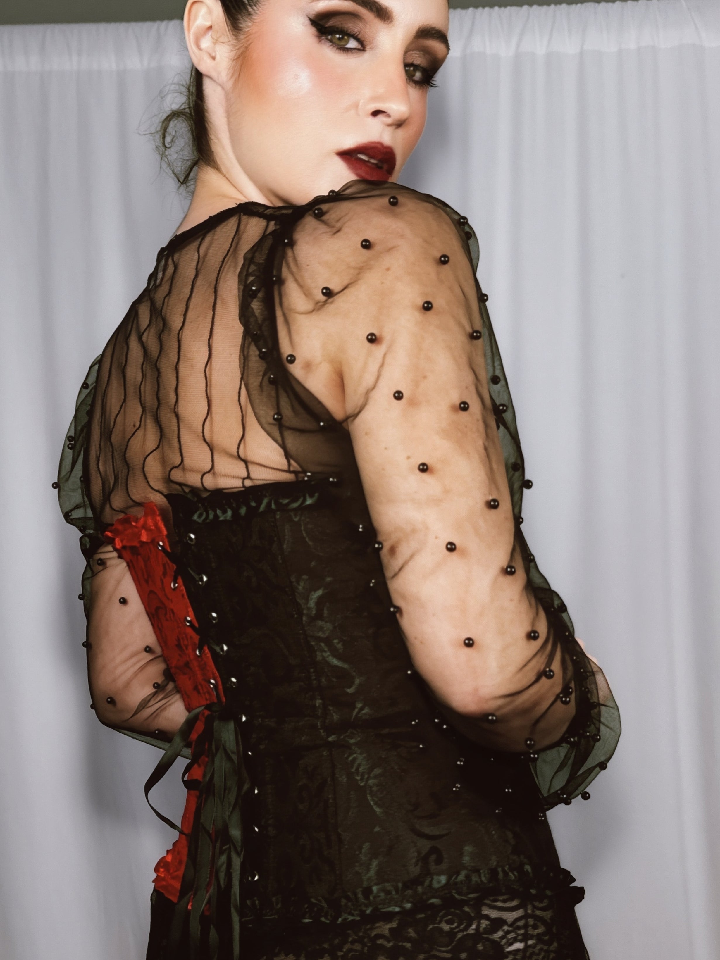 Corset bicolor pre-loved (T. S/M)