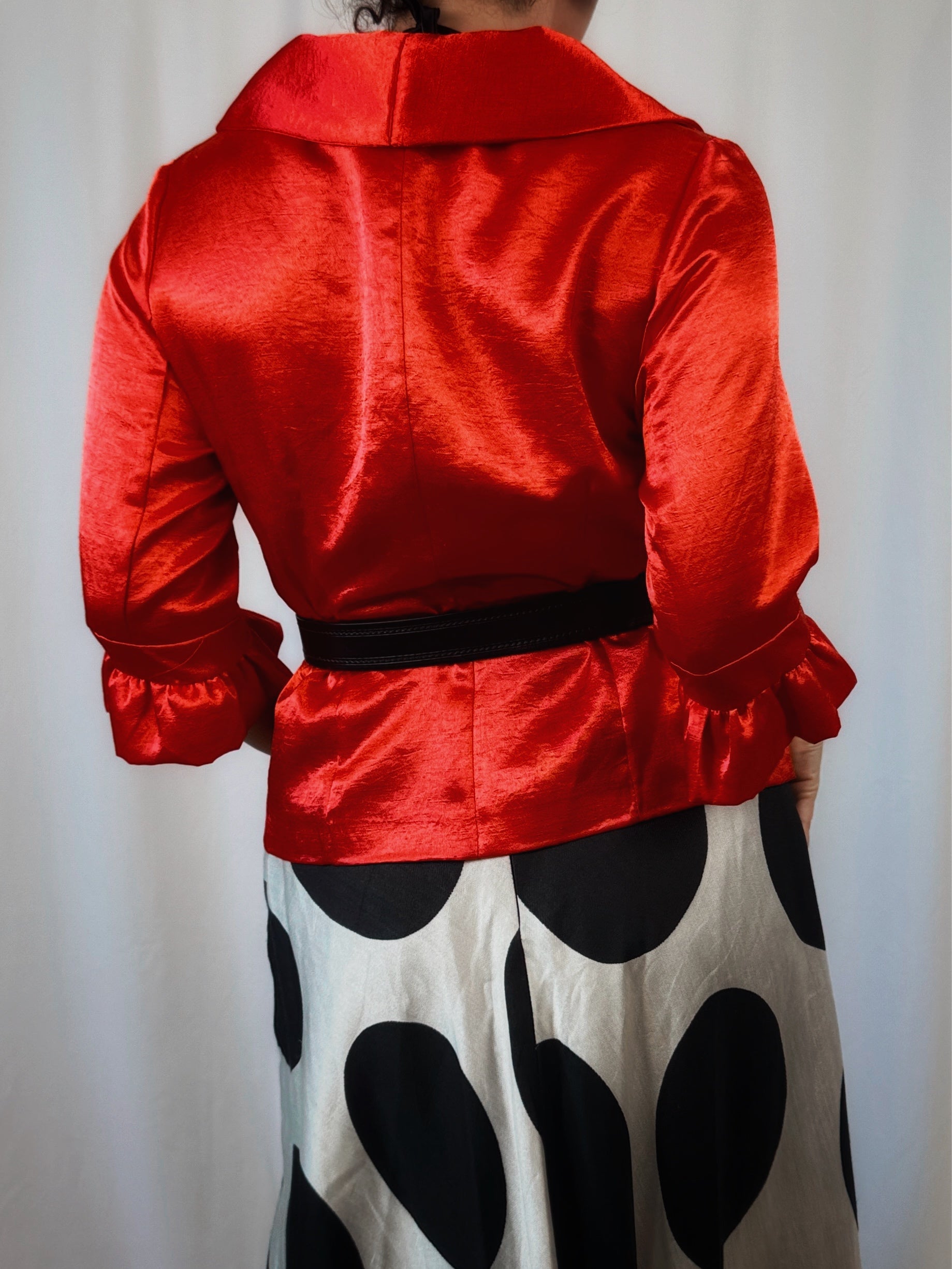 Blazer satinada vintage Delban