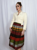 Falda vintage organza