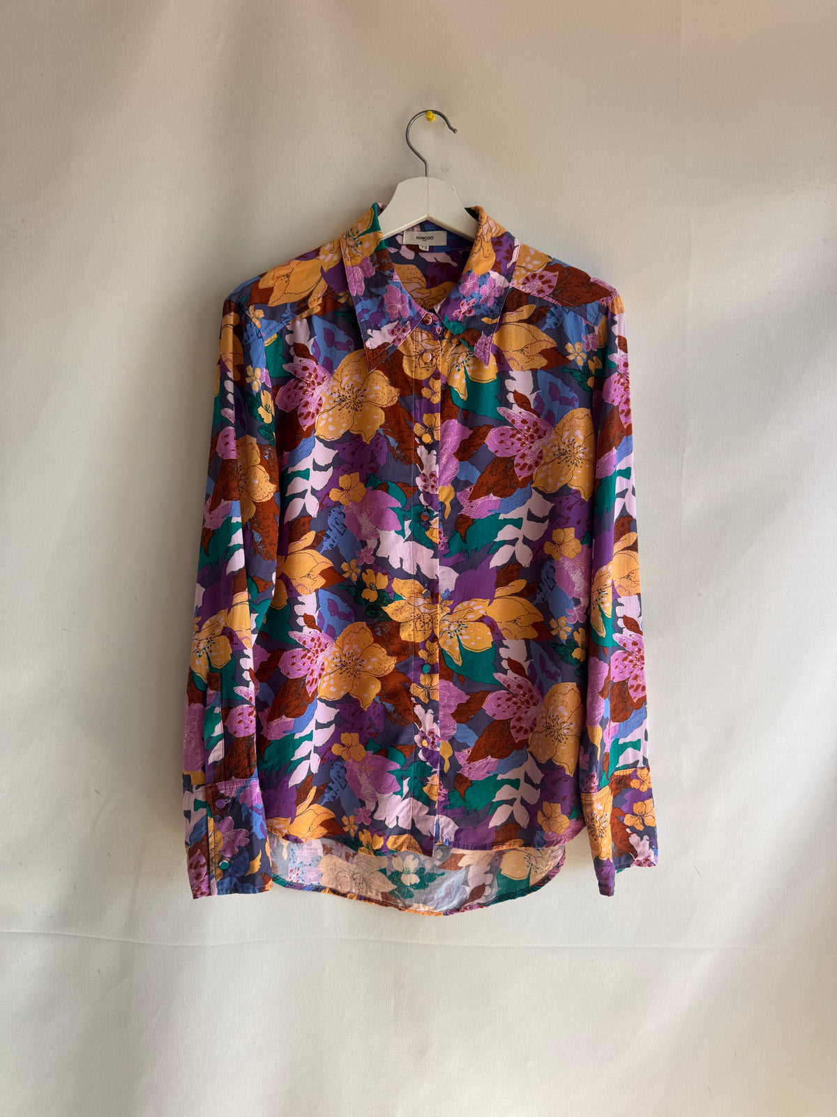 Camisa Floral Retro SUNCOO Paris | Pieza Única