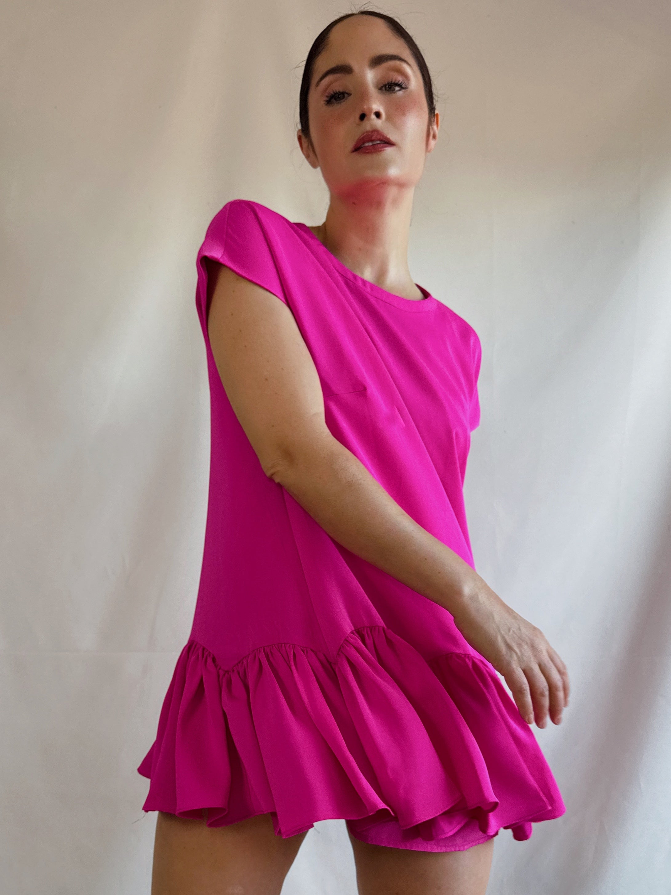 Mini vestido fucsia SaVida (T.40)