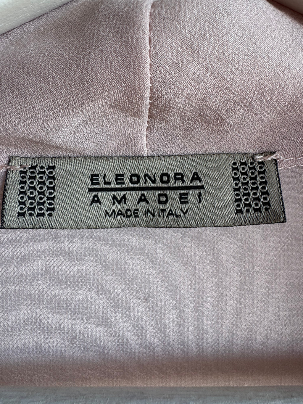 Blusa Eleonora Amadei rosa elegante con botones frontales | Talla S/M | Preloved