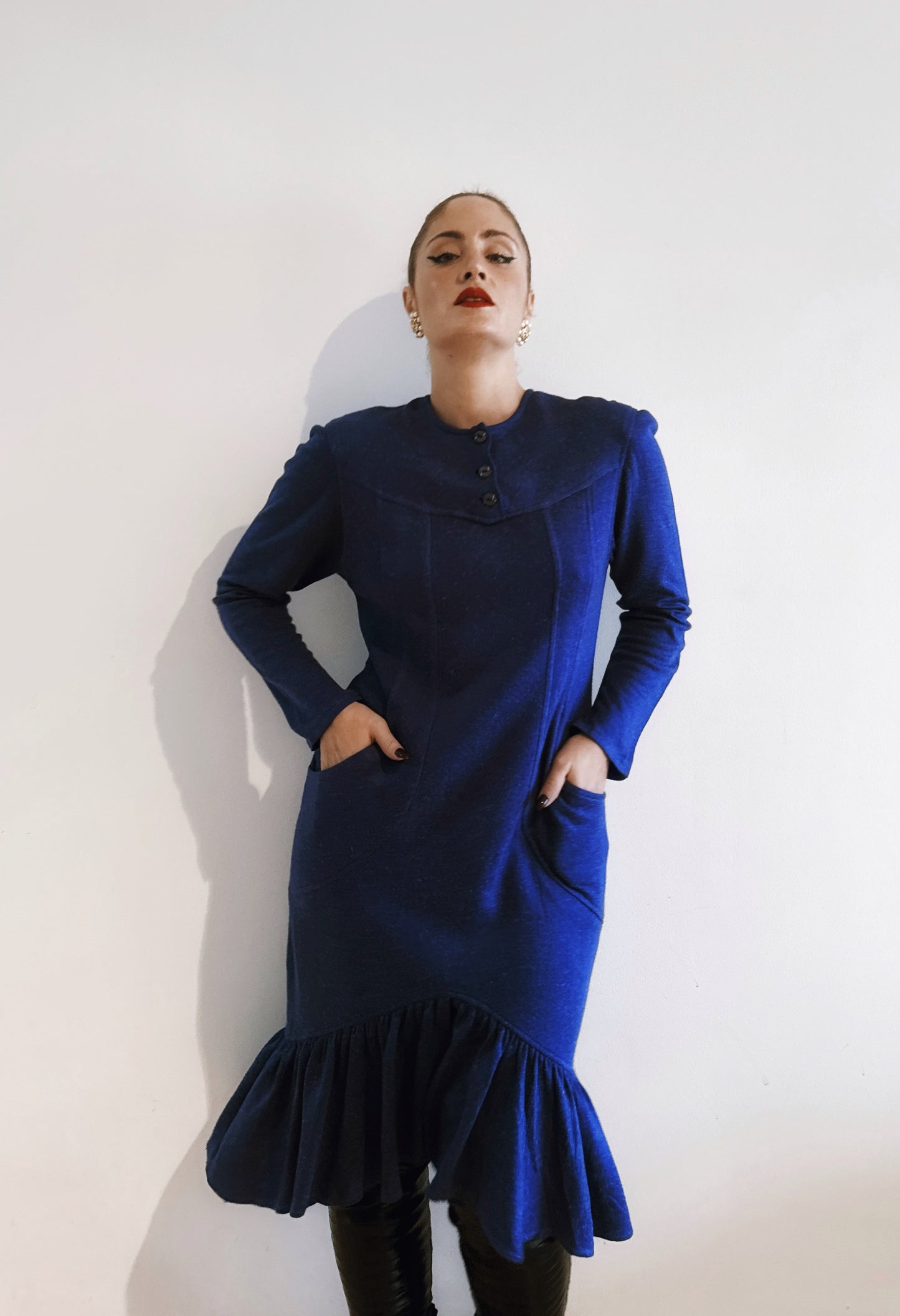 Vestido vintage azul