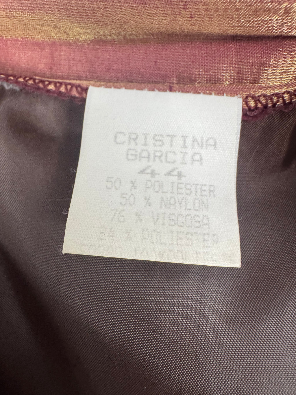 Conjunto vintage Cristina Garcia