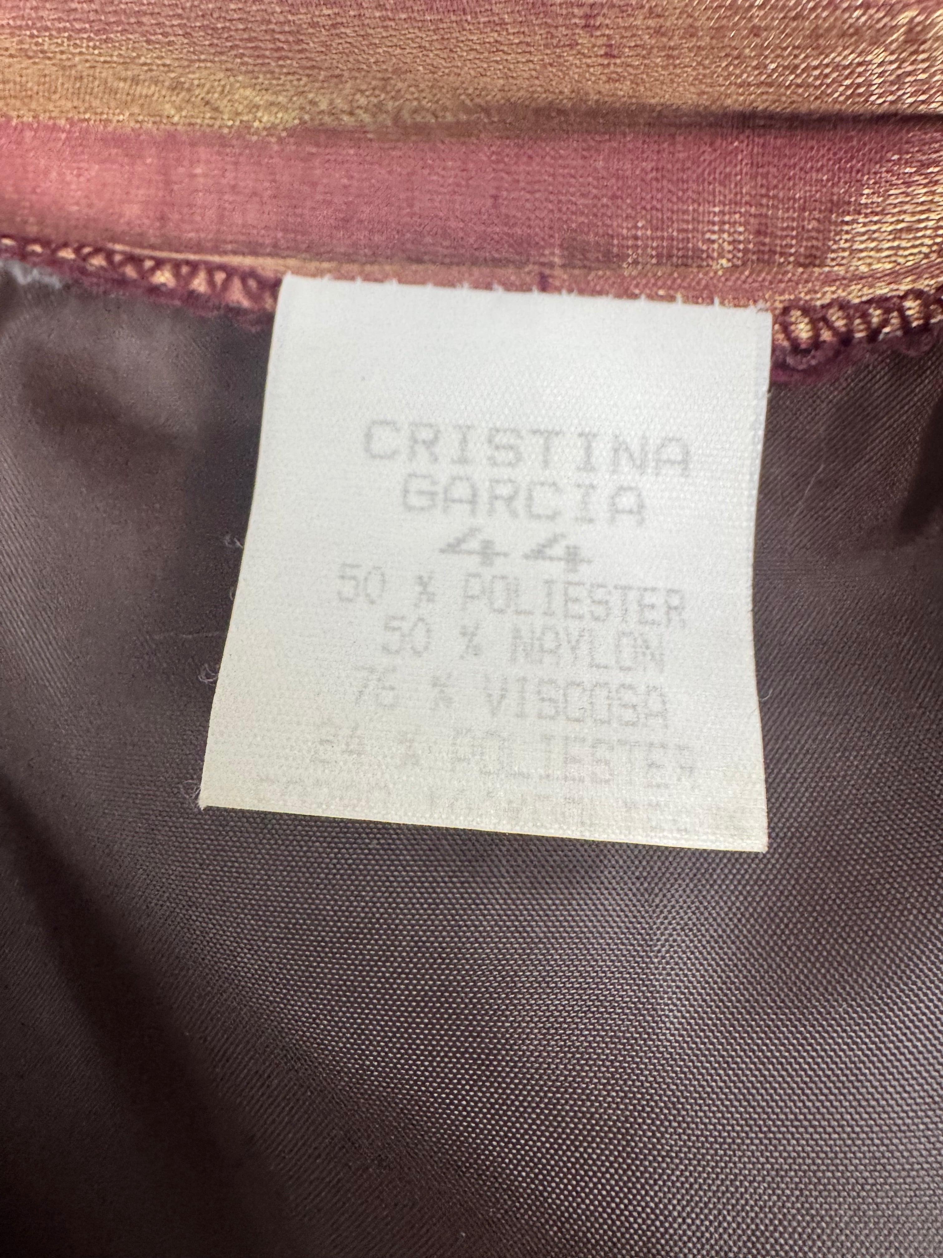 Conjunto vintage Cristina Garcia