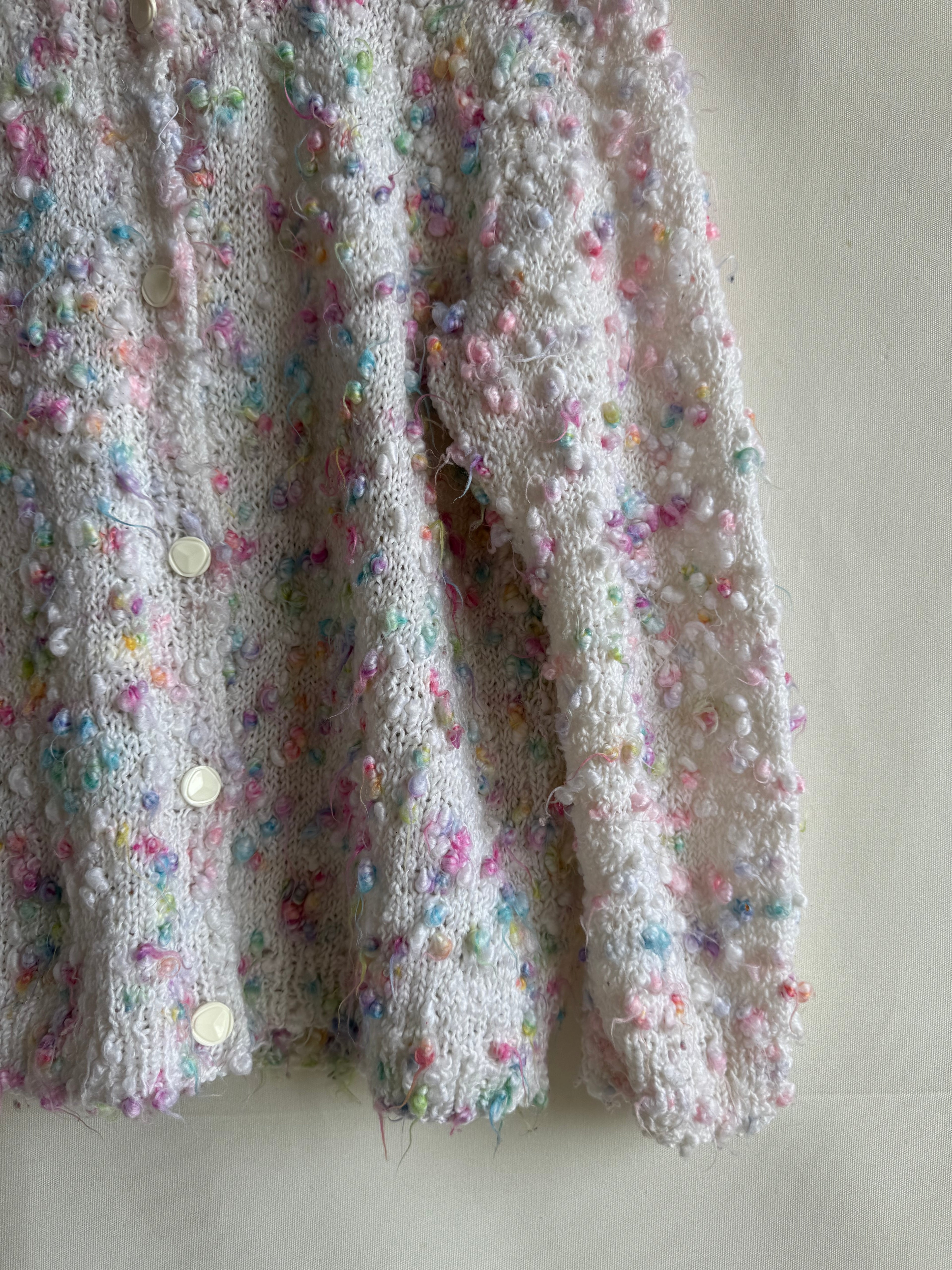 Cardigan Vintage 90s Confetti Knit Multicolor (T.U)