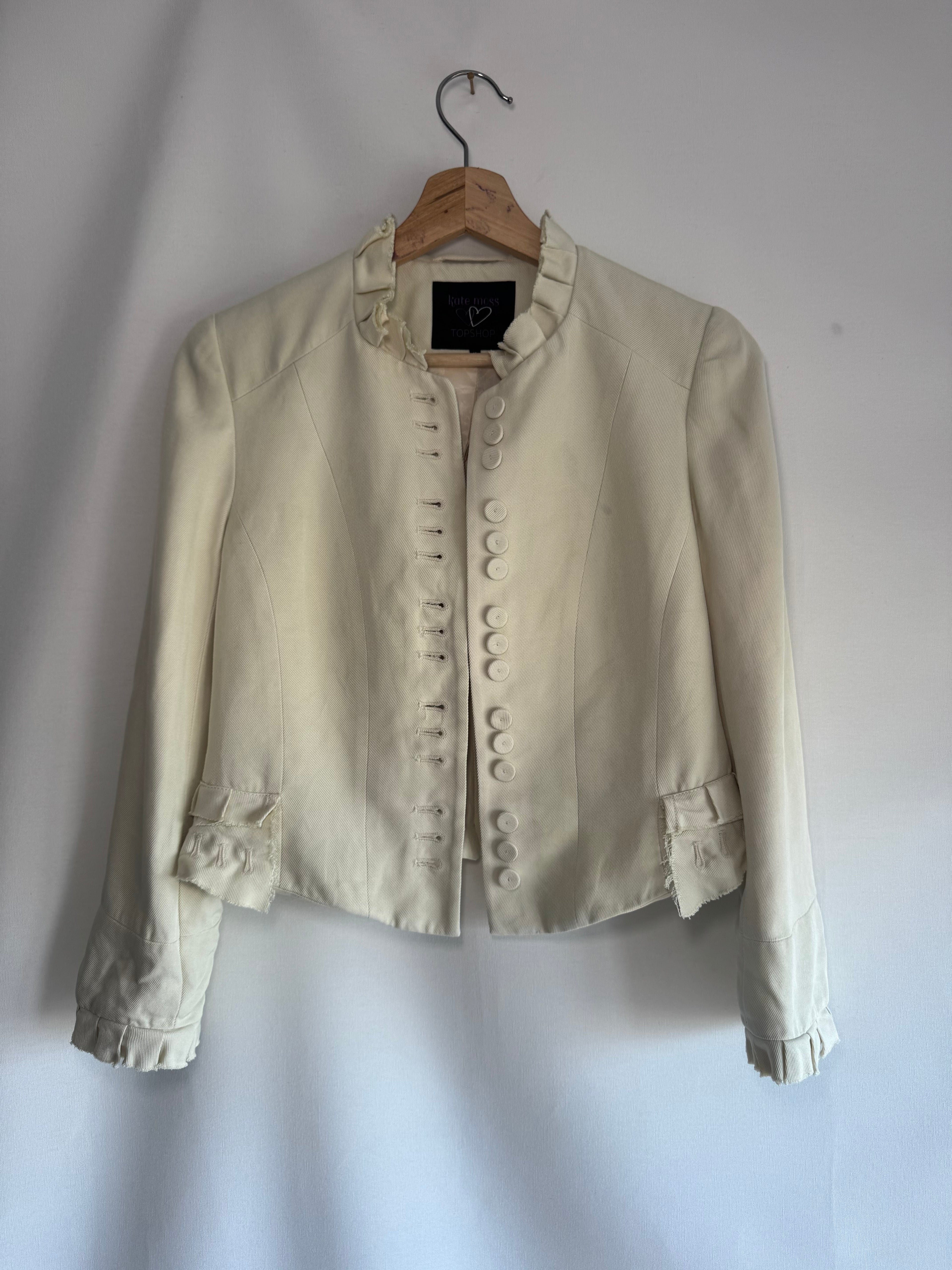 Chaqueta de seda estructurada Kate Moss TopShop 2007