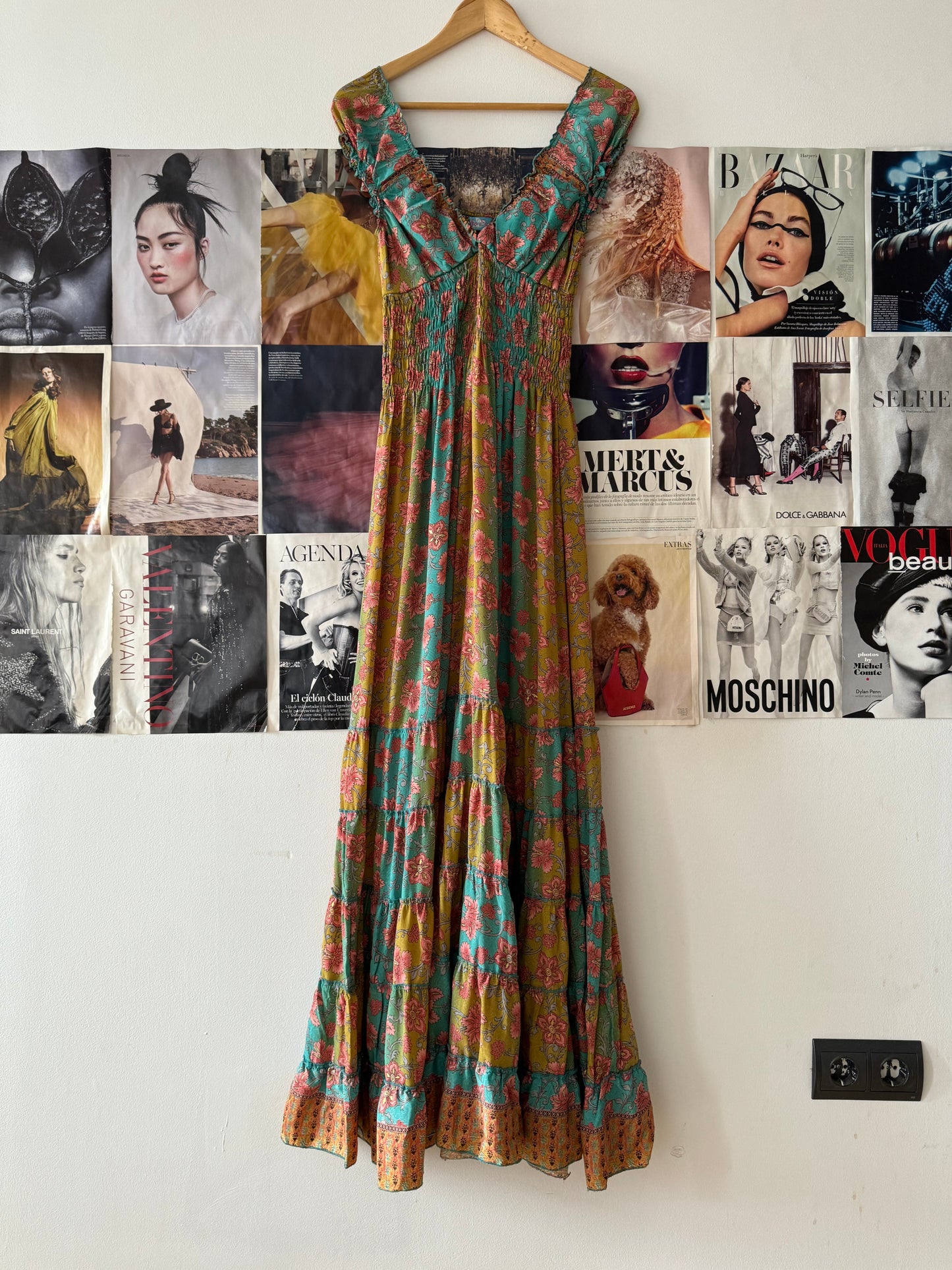 Vestido de seda Boho Style