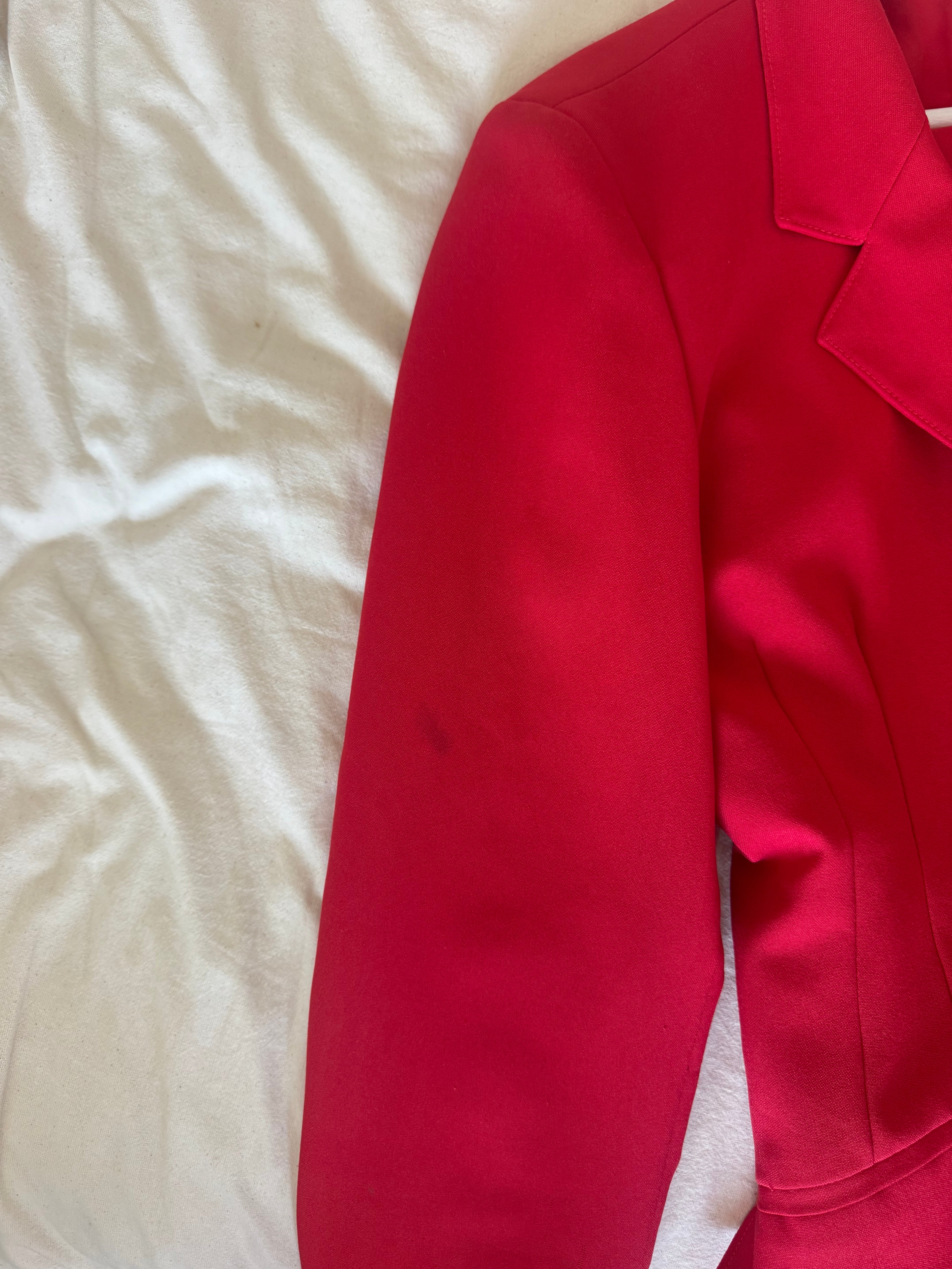 Blazer vintage rojo intenso 90s (T.42)