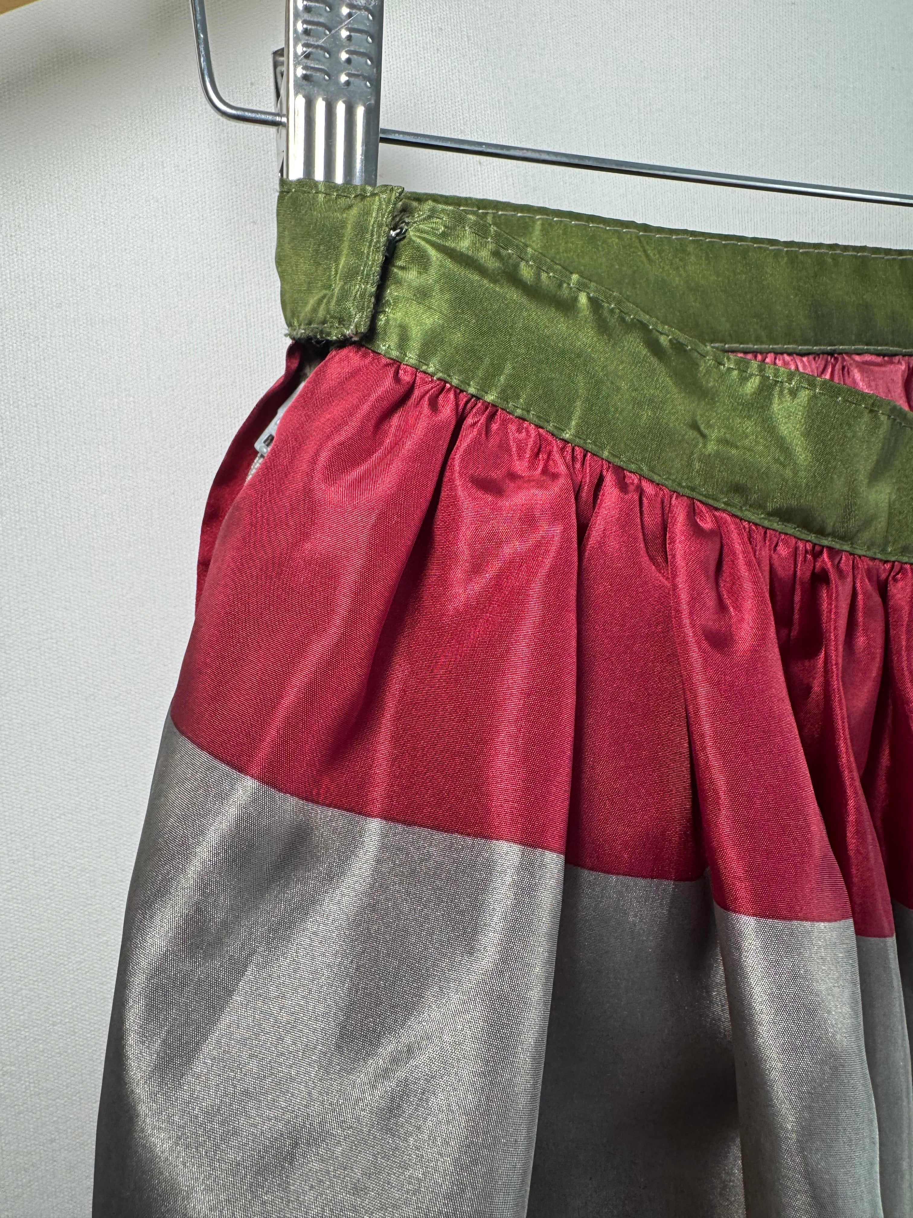 Falda vintage organza