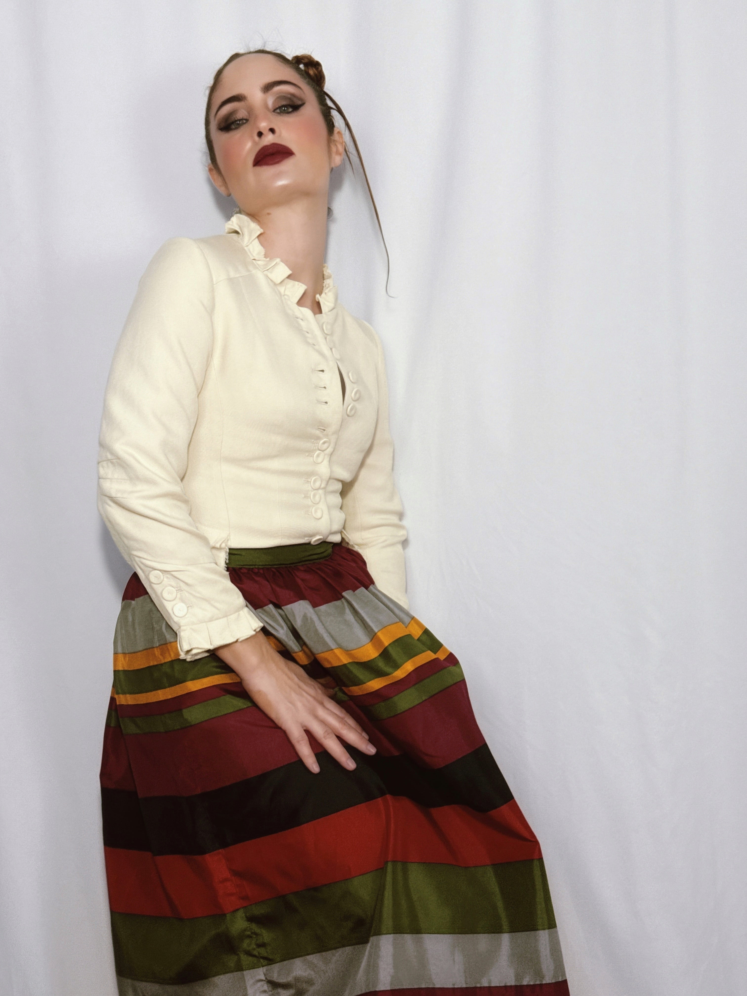 Chaqueta de seda estructurada Kate Moss TopShop 2007