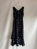 Vestido Vintage TCT | Elegancia en Lunares Blanco y Negro