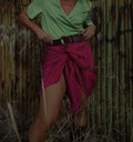 Falda pareo de organza
