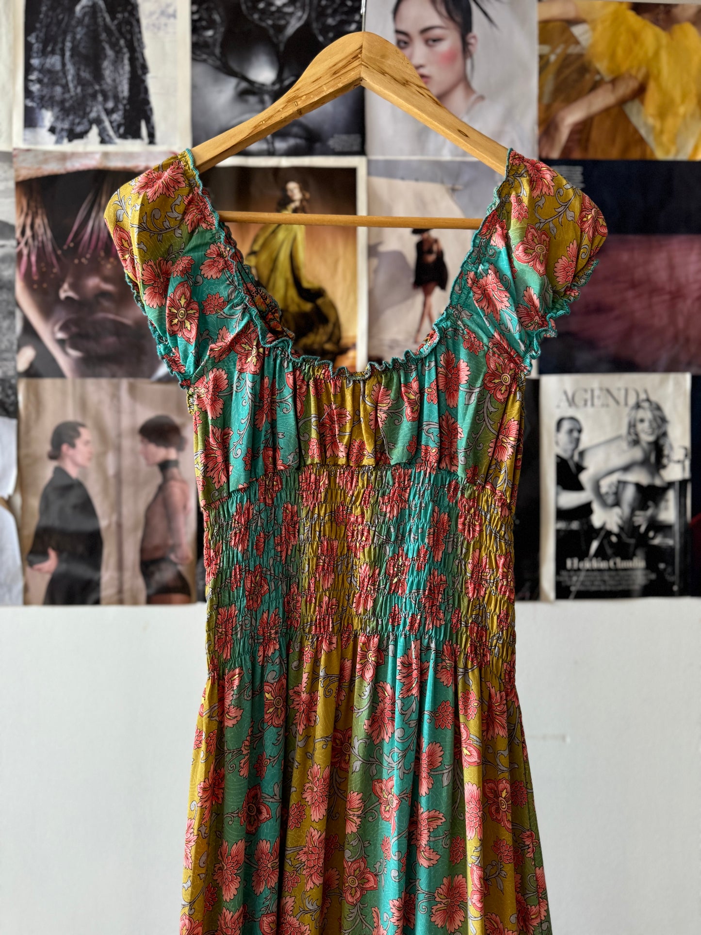 Vestido de seda Boho Style