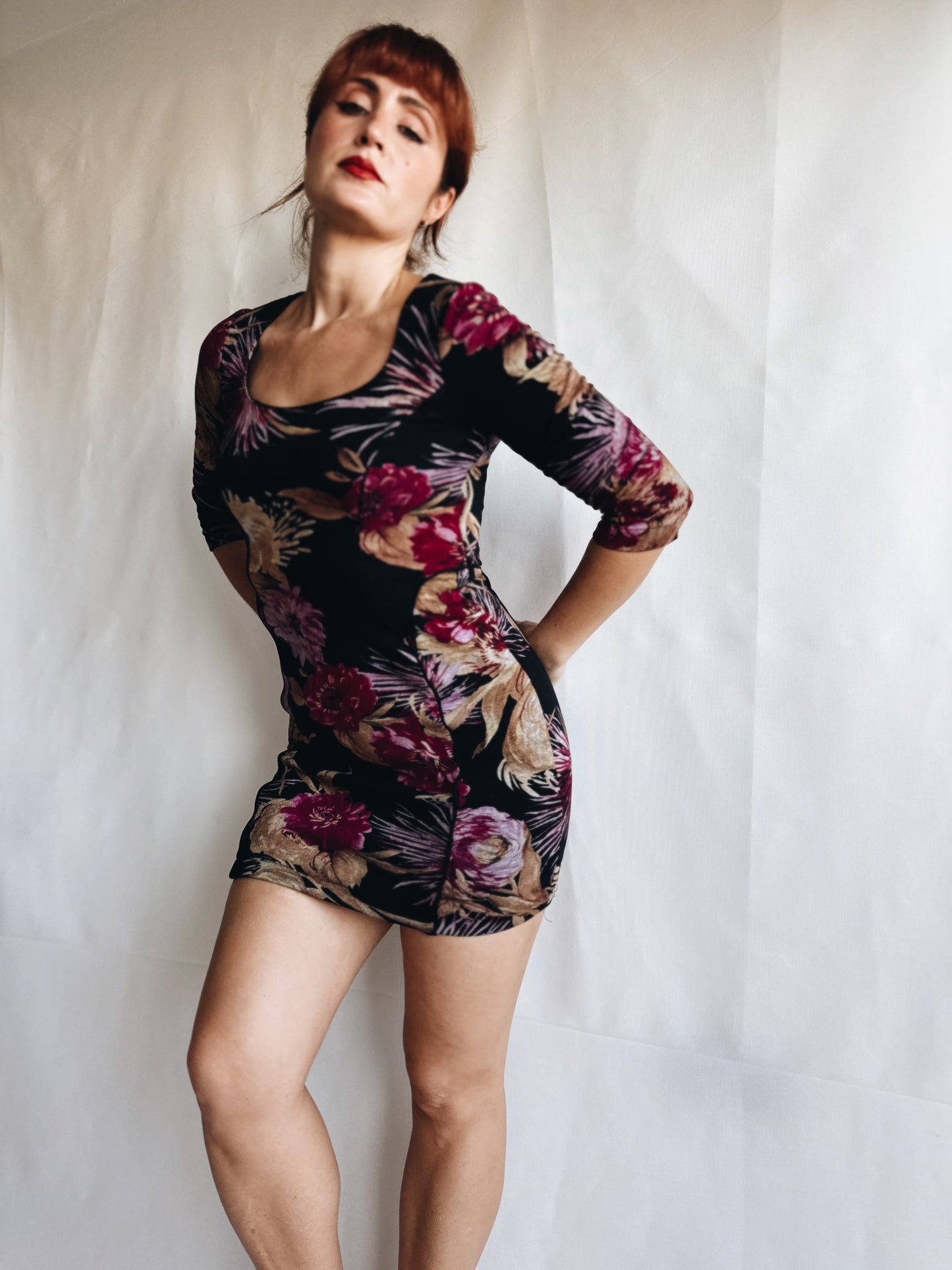 Vestido vintage estampado