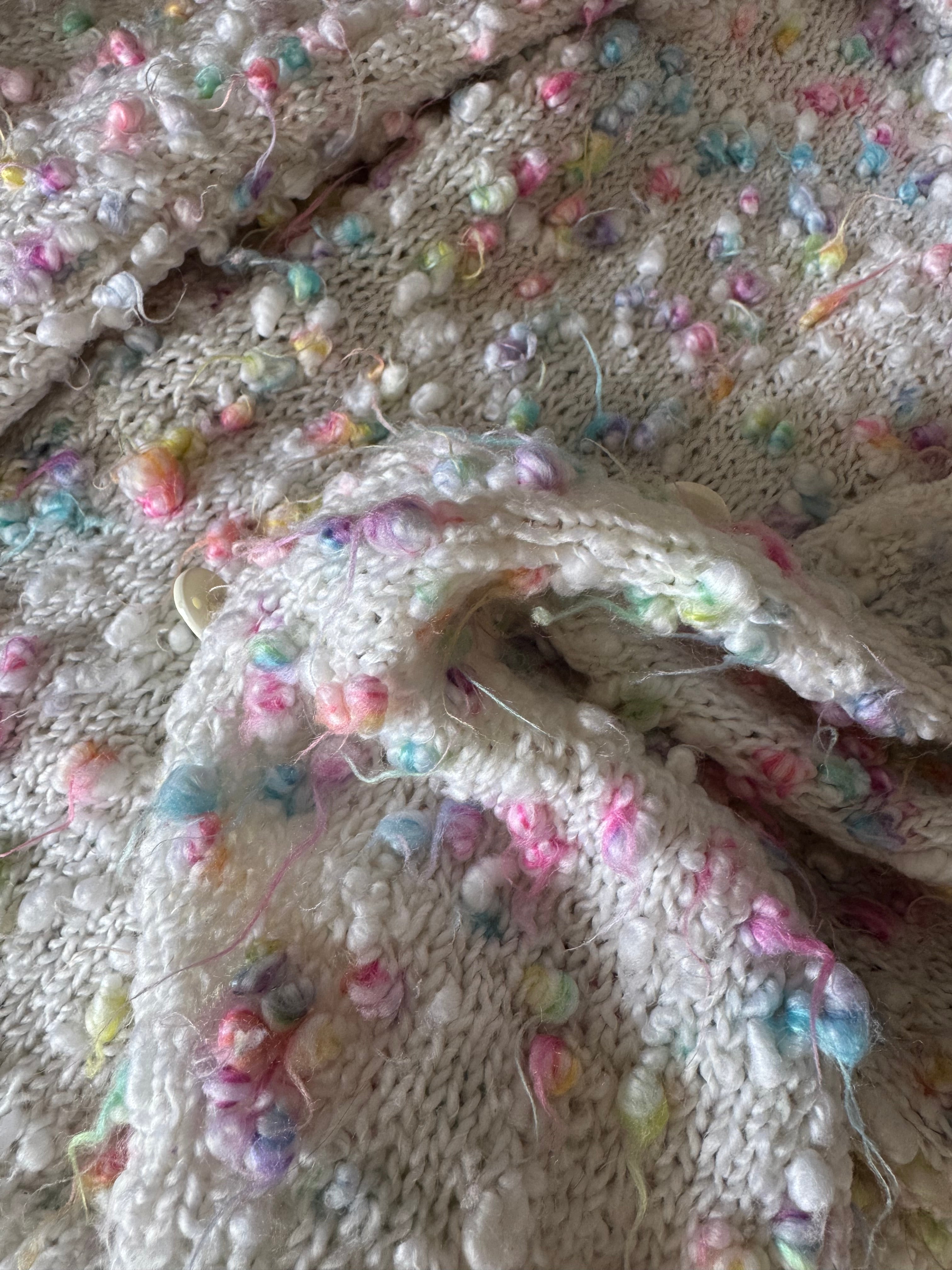 Cardigan Vintage 90s Confetti Knit Multicolor (T.U)
