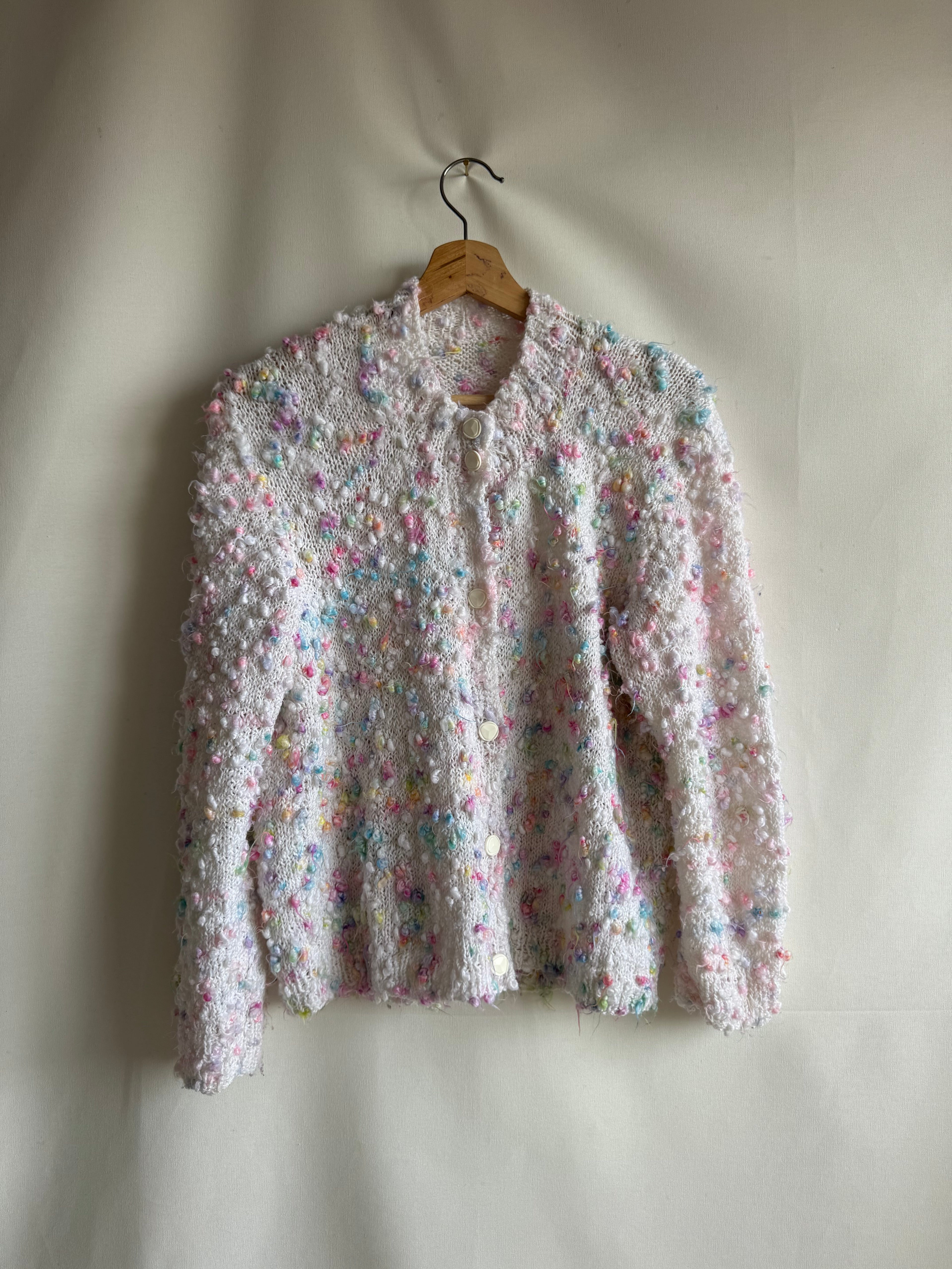 Cardigan Vintage 90s Confetti Knit Multicolor (T.U)