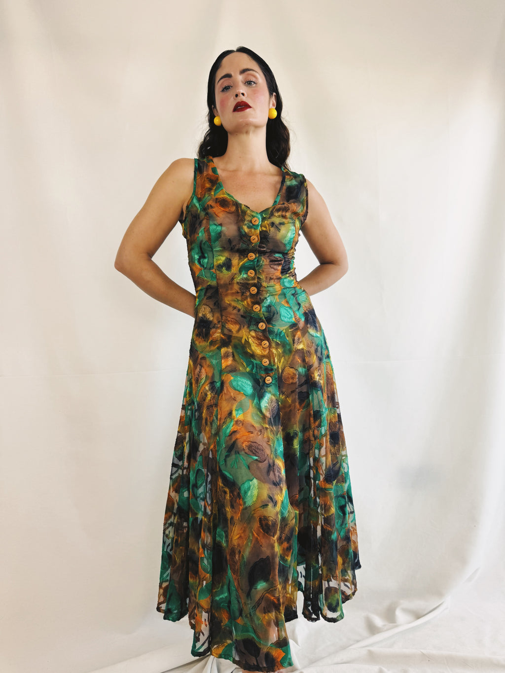 Vestido tropical