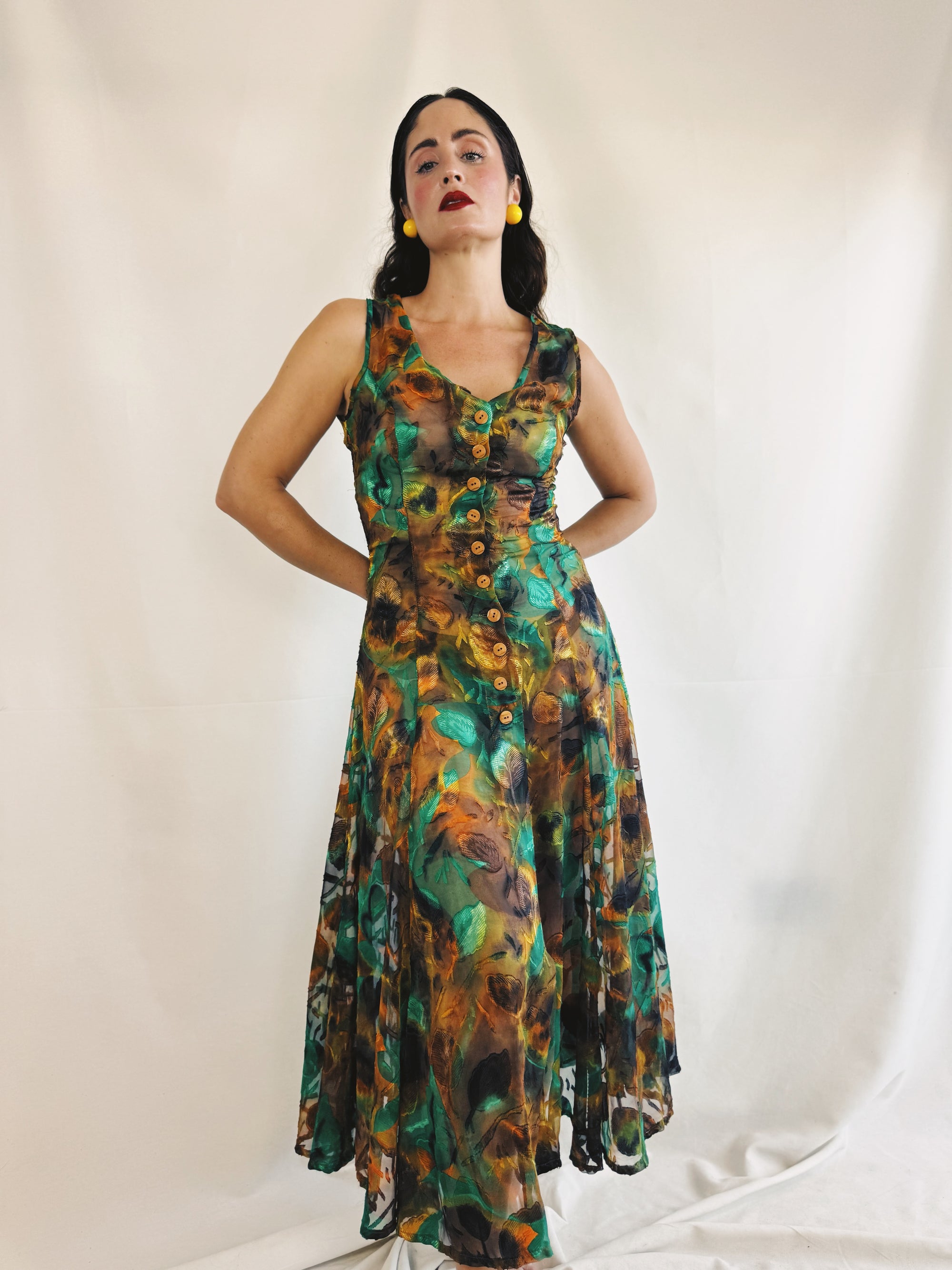 Vestido tropical