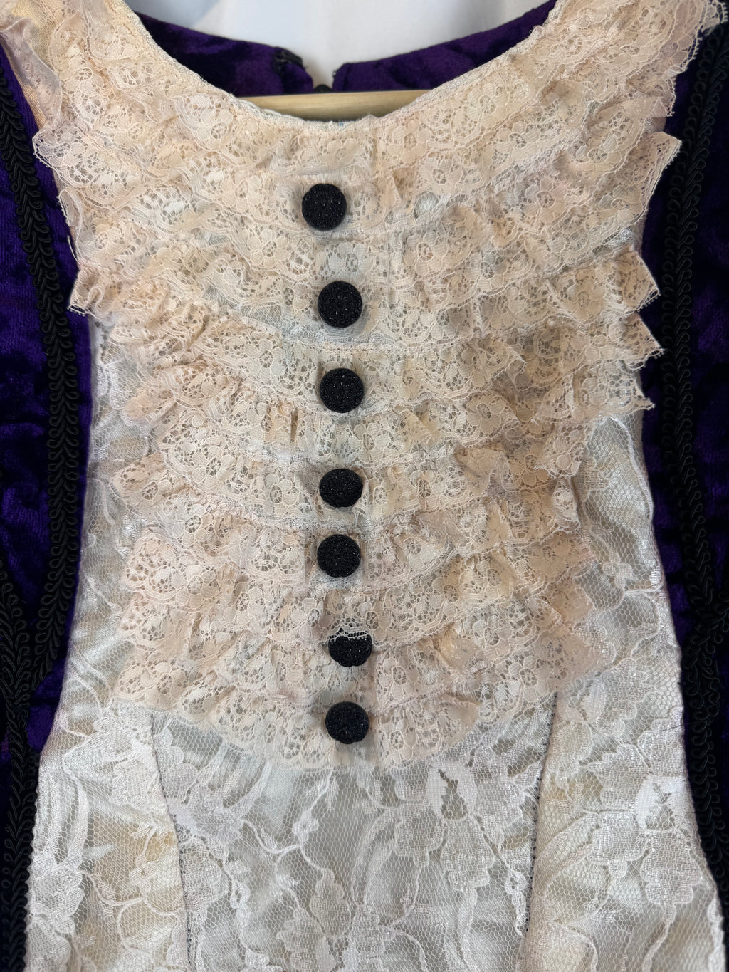 Blusa de terciopelo barroca vintage