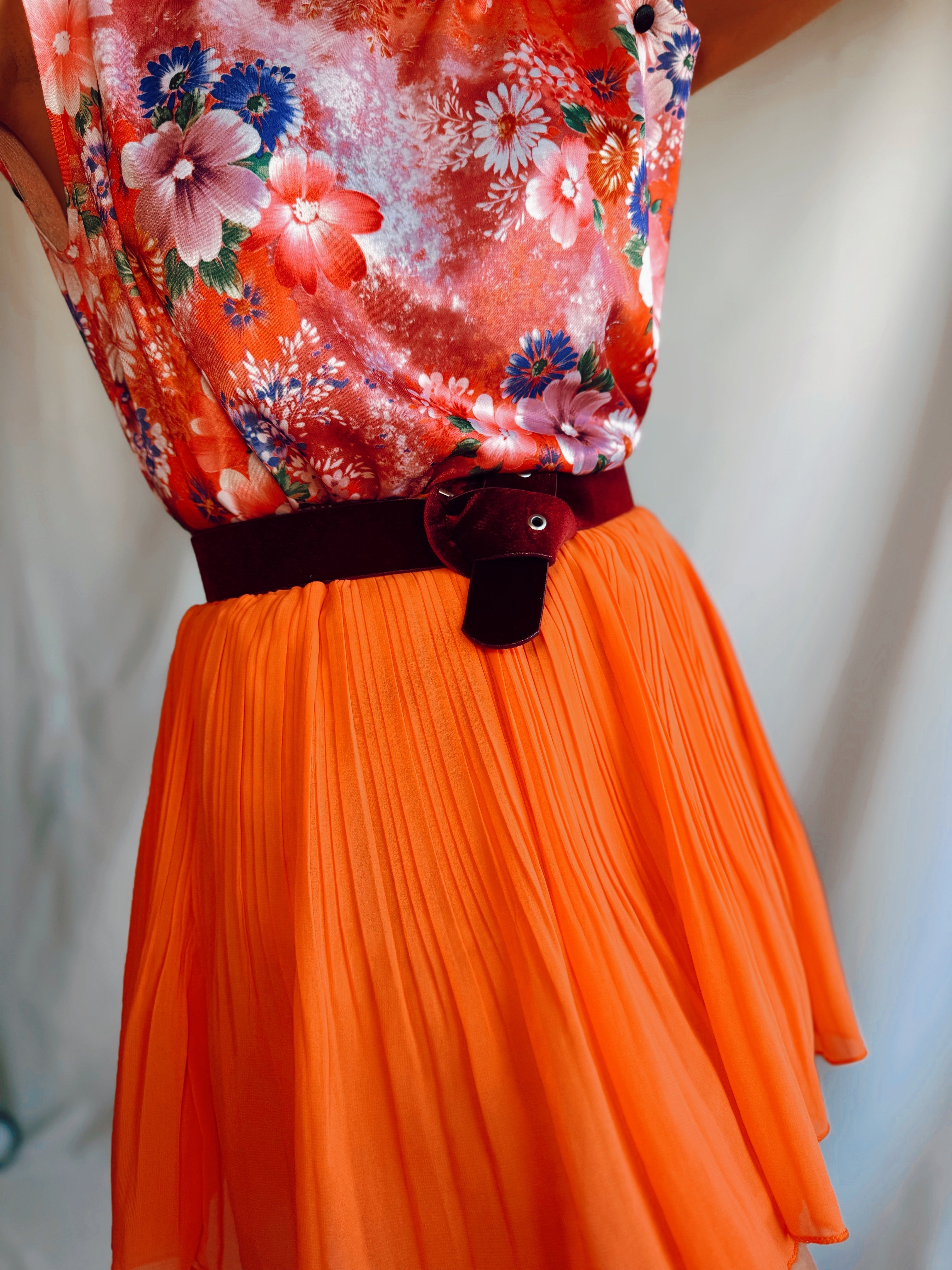 Mini falda plisada (S)