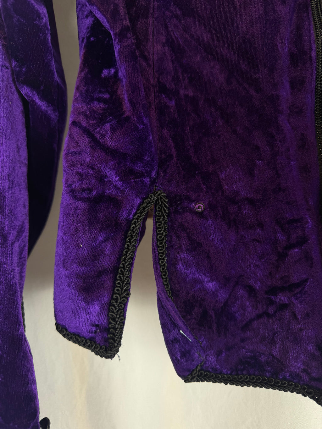 Blusa de terciopelo barroca vintage