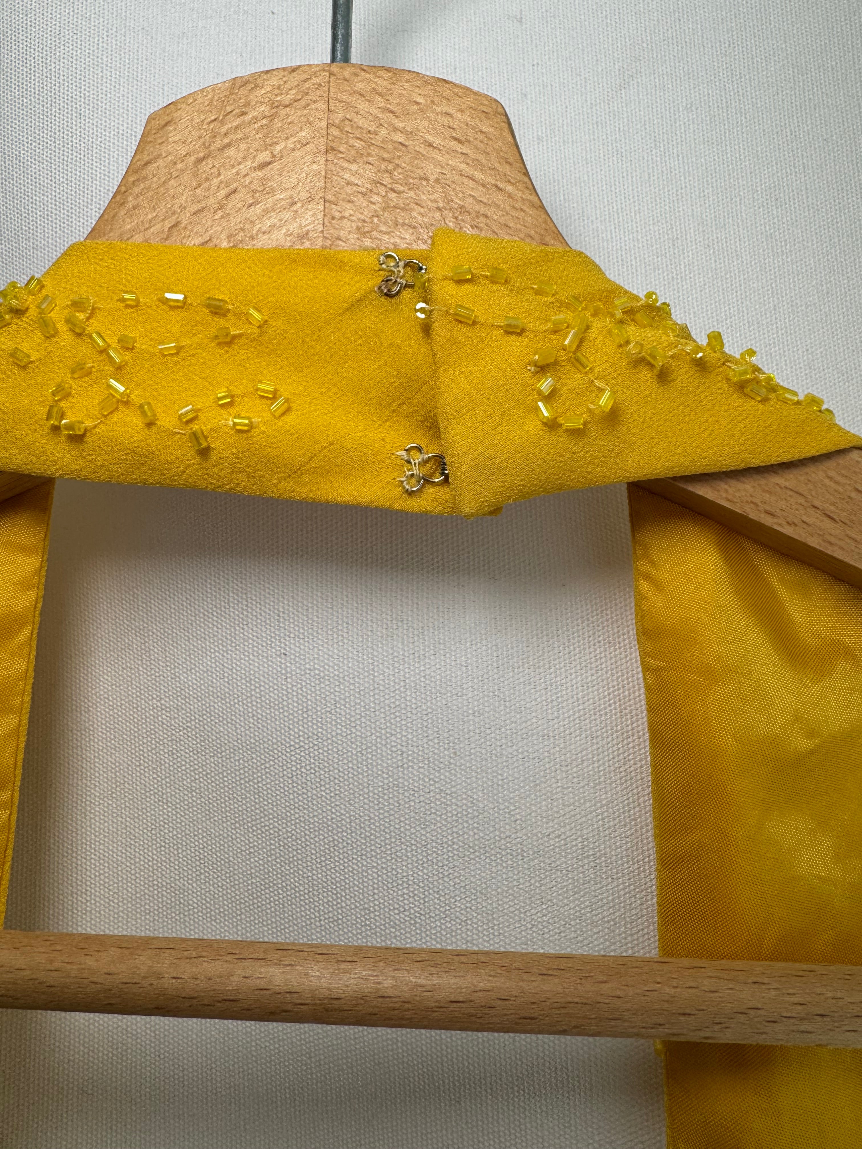 Vestido largo vintage seda Euromoda Collection