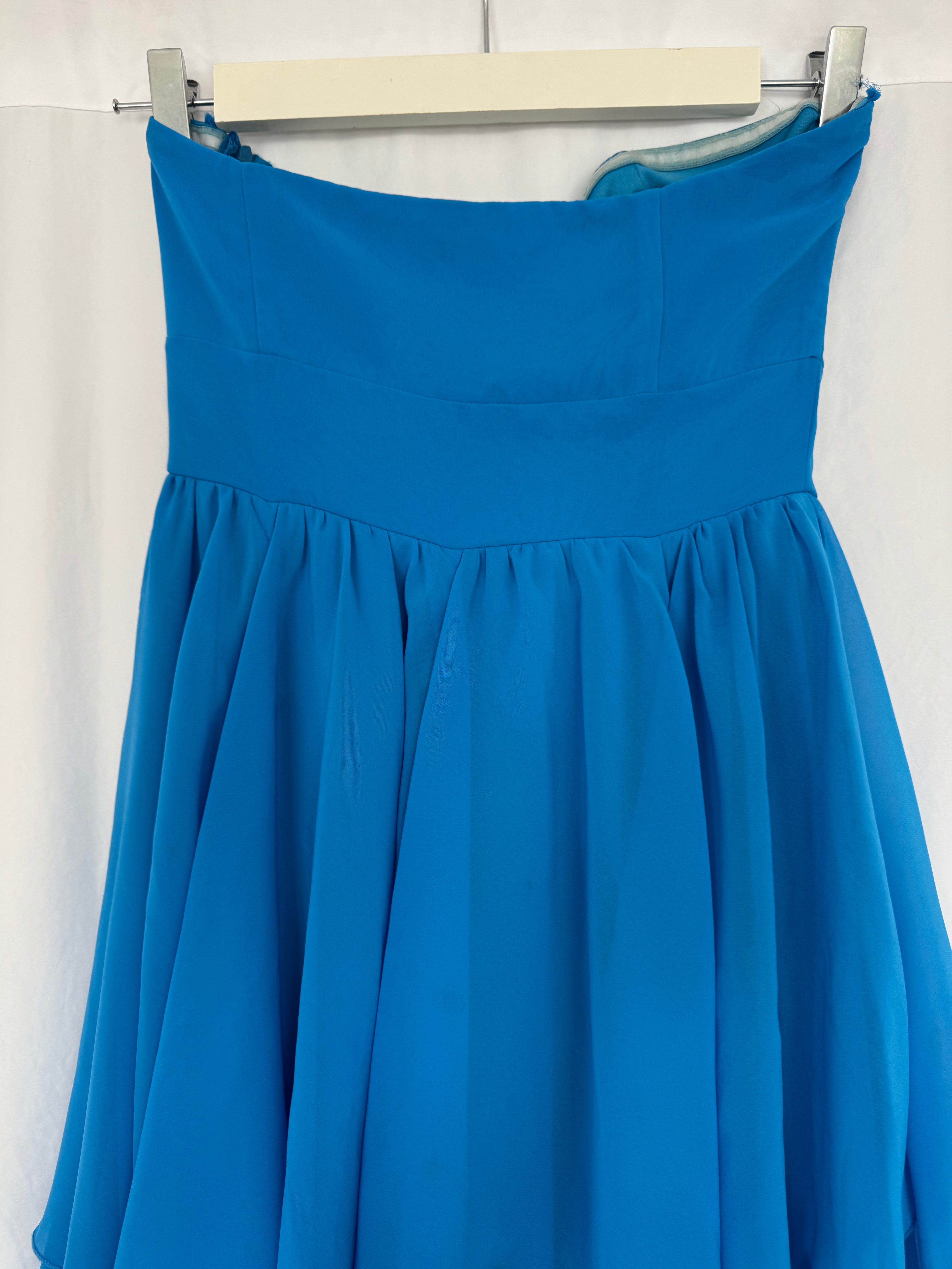 Vestido Largo Poète - Turquesa