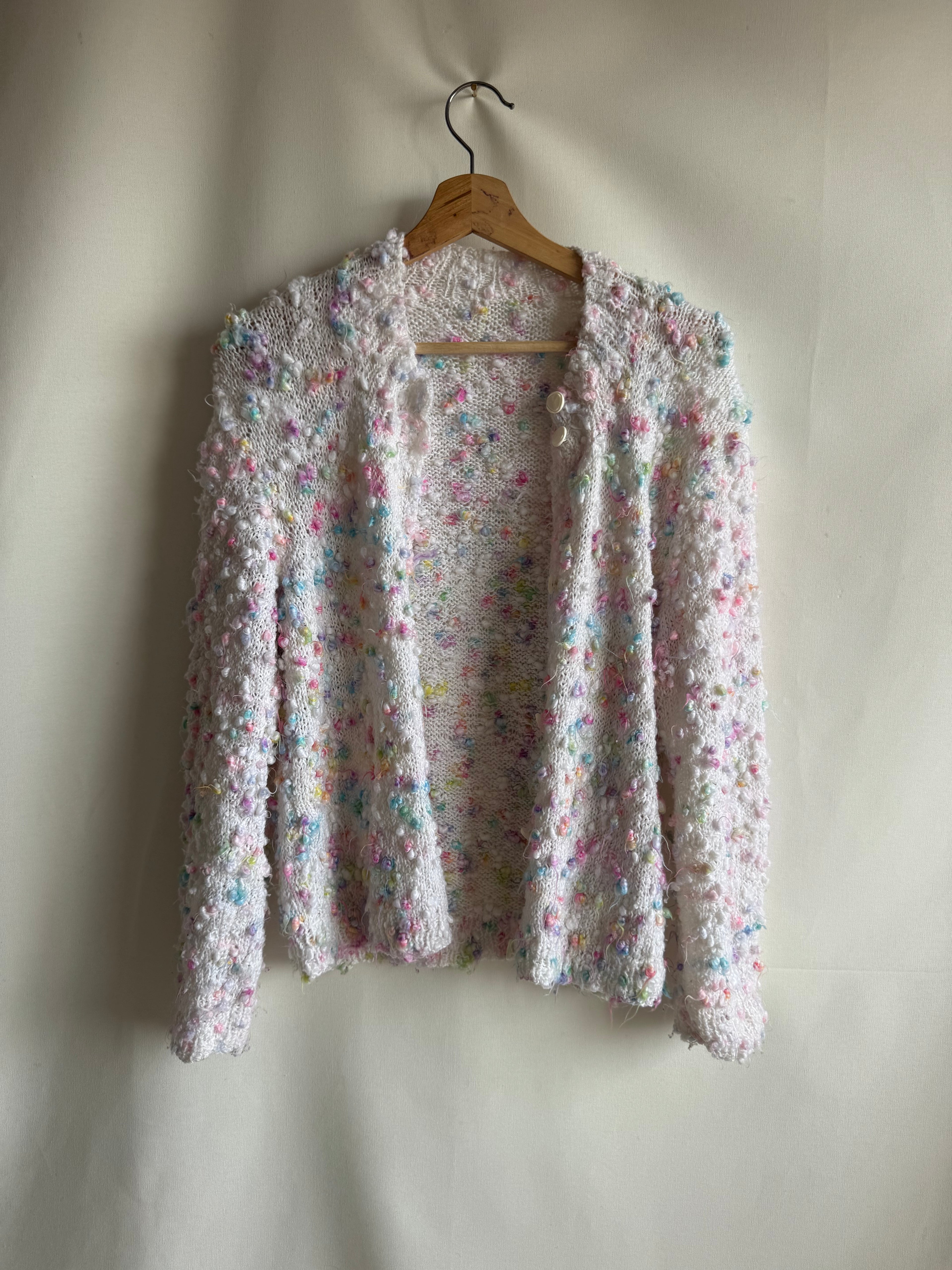 Cardigan Vintage 90s Confetti Knit Multicolor (T.U)