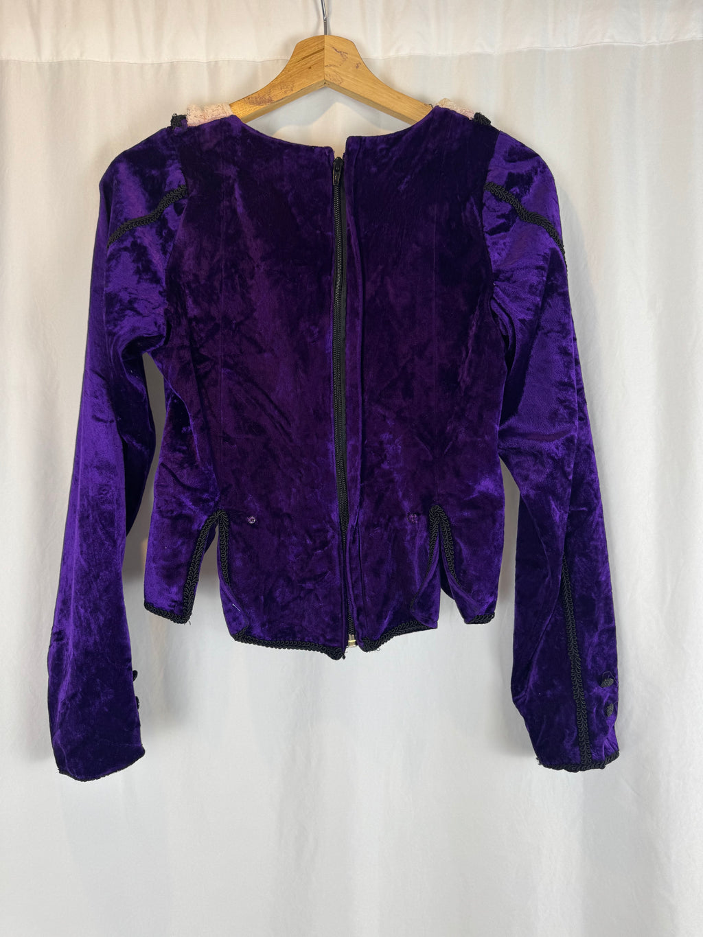 Blusa de terciopelo barroca vintage