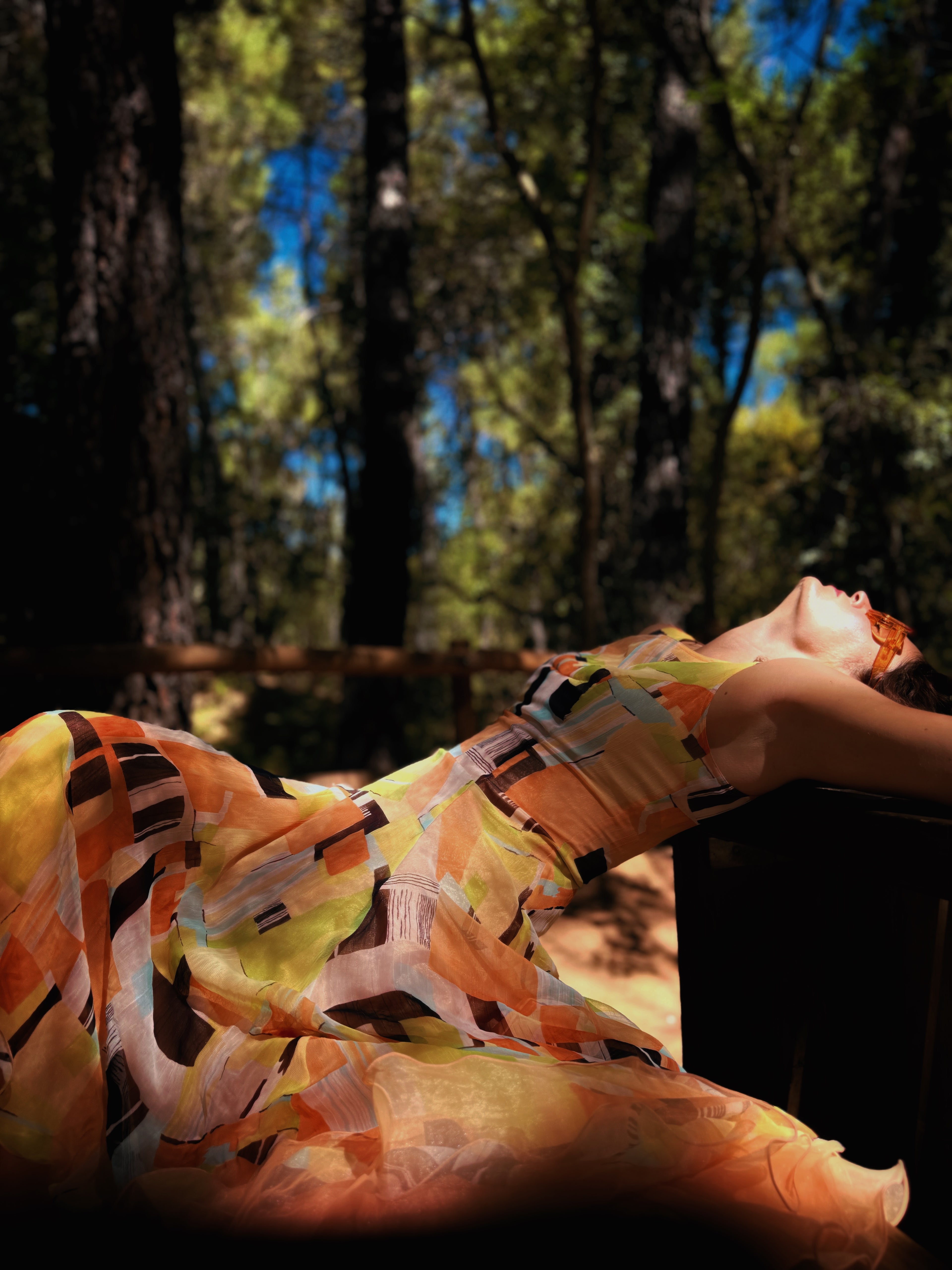Vestido vintage tulipán con can-can